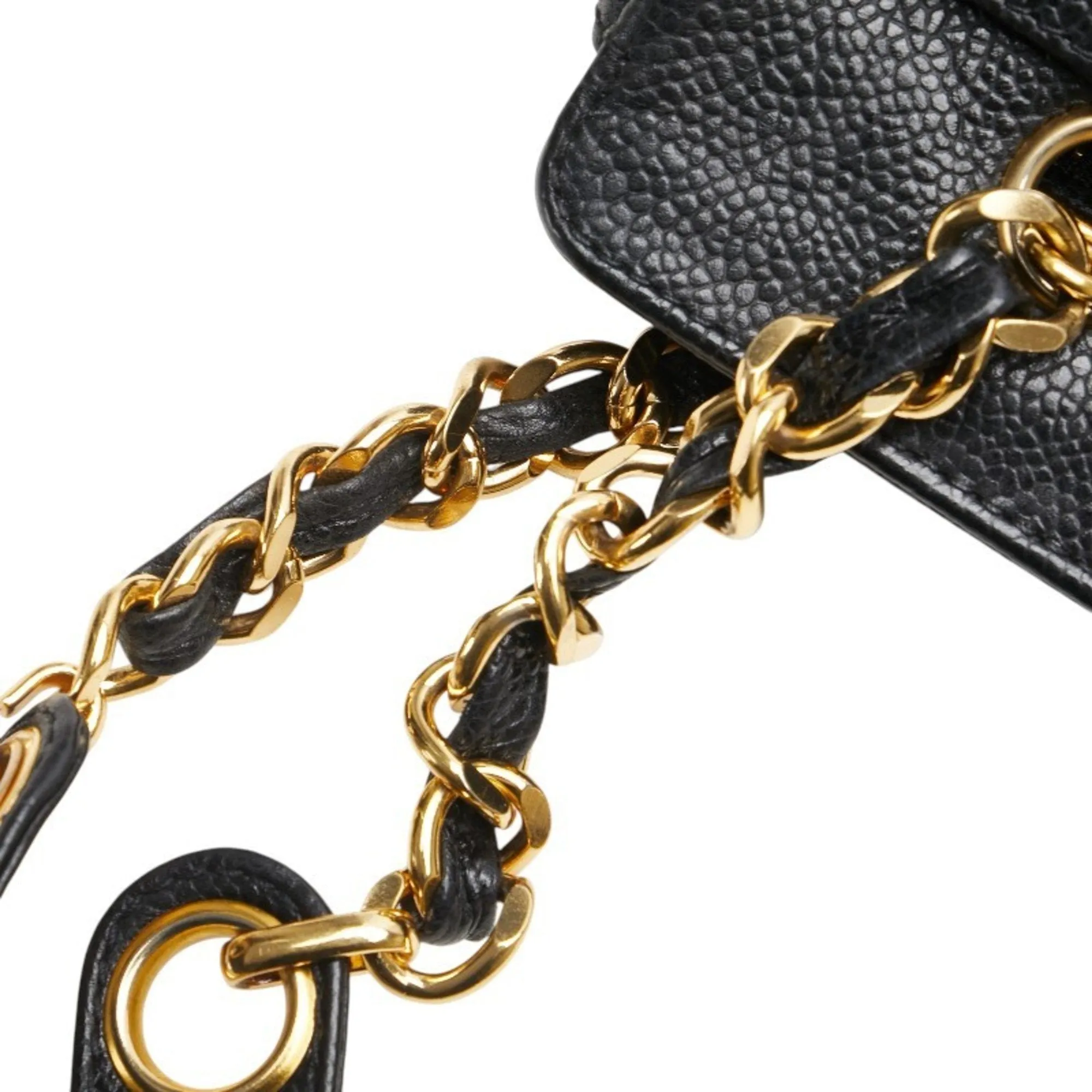 Chanel Grained Calfskin Shoulder Bag Tote Bag (Pre-Owned)