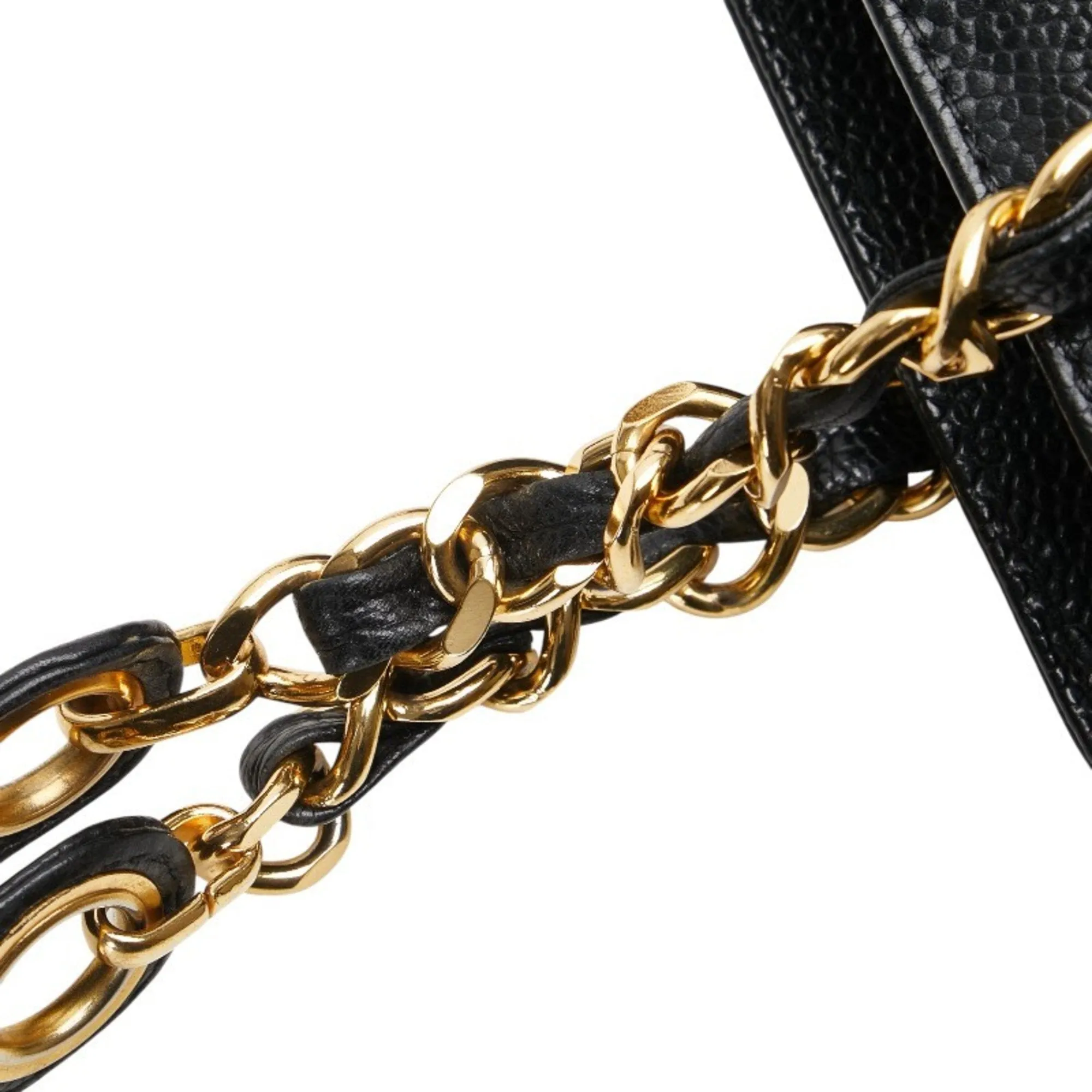 Chanel Grained Calfskin Shoulder Bag Tote Bag (Pre-Owned)
