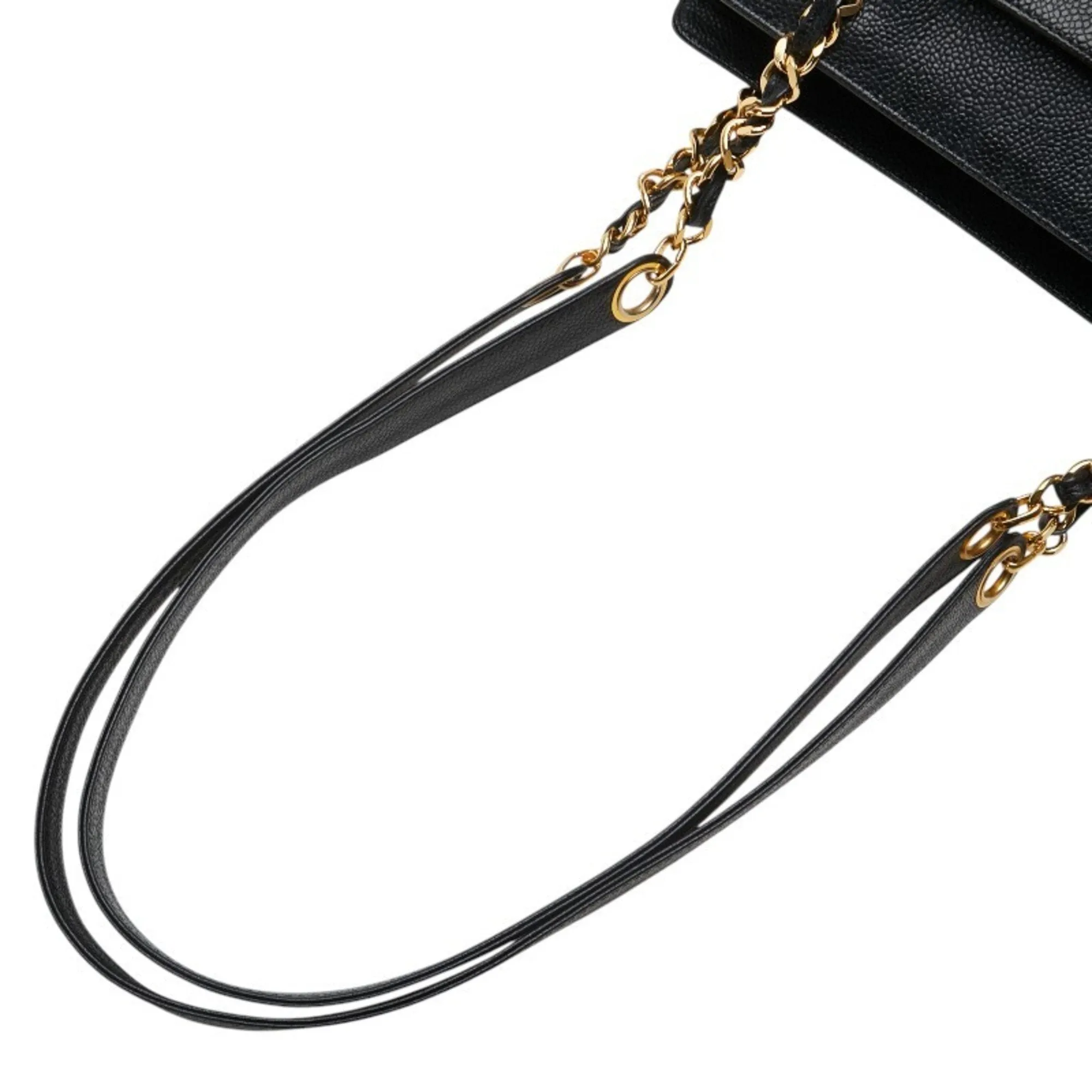 Chanel Grained Calfskin Shoulder Bag Tote Bag (Pre-Owned)