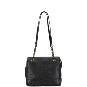 Chanel Grained Calfskin Shoulder Bag Tote Bag (Pre-Owned)