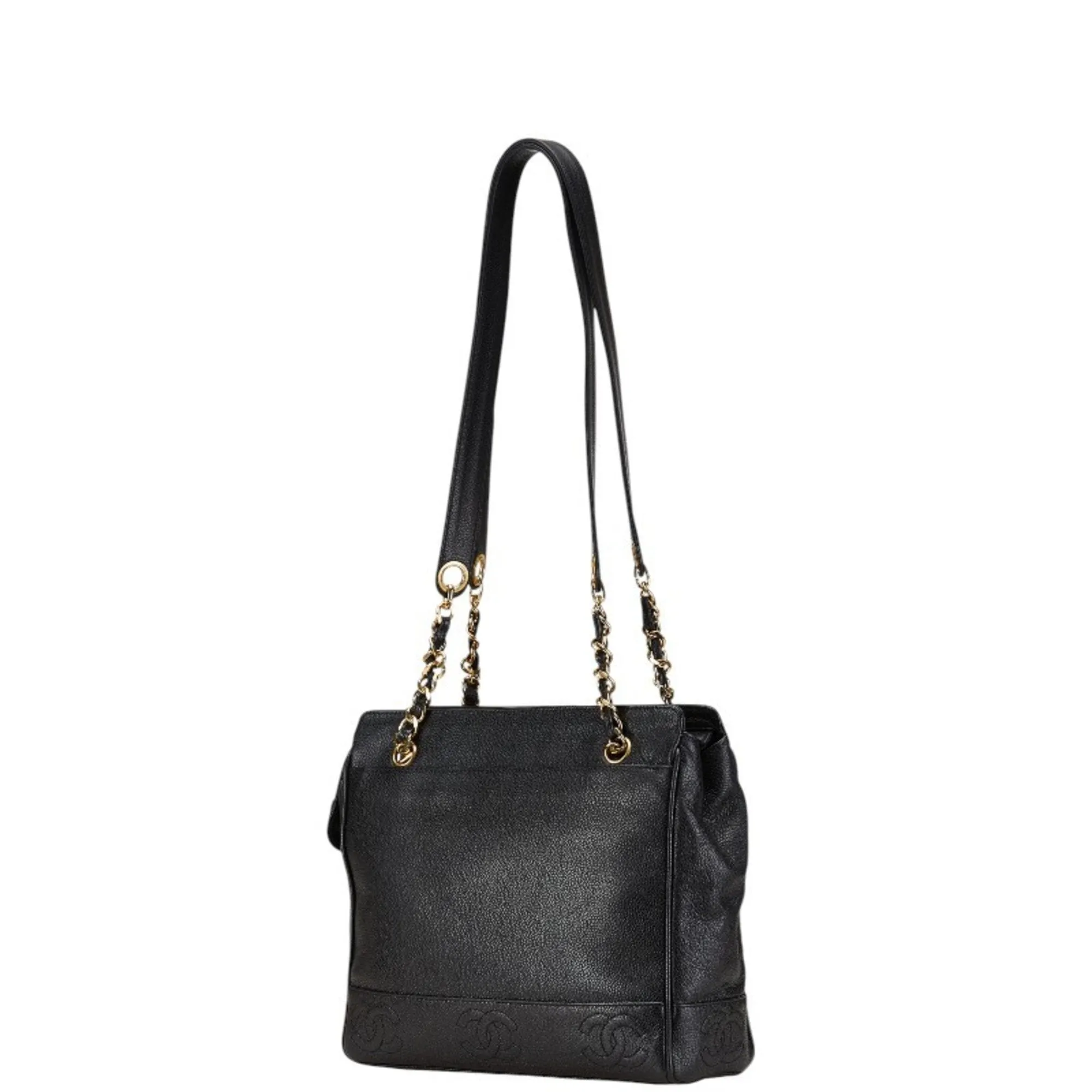 Chanel Grained Calfskin Shoulder Bag Tote Bag (Pre-Owned)