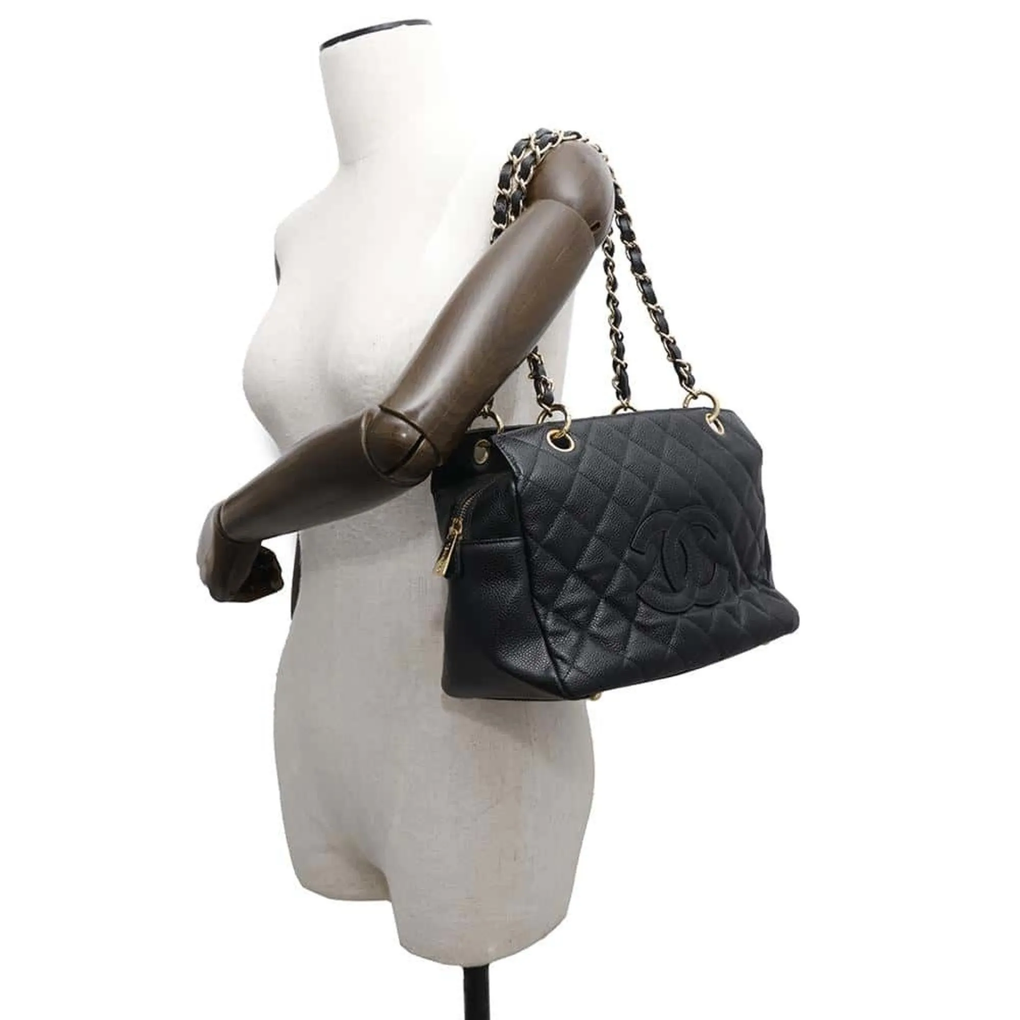 Chanel Grained Calfskin Tote Bag (Pre-Owned)