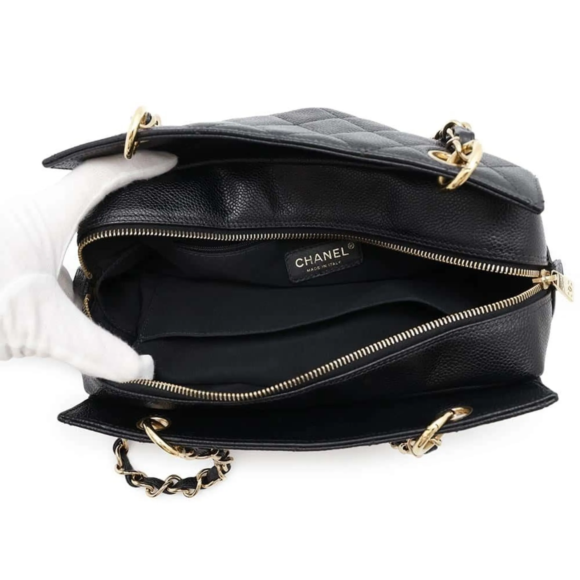 Chanel Grained Calfskin Tote Bag (Pre-Owned)