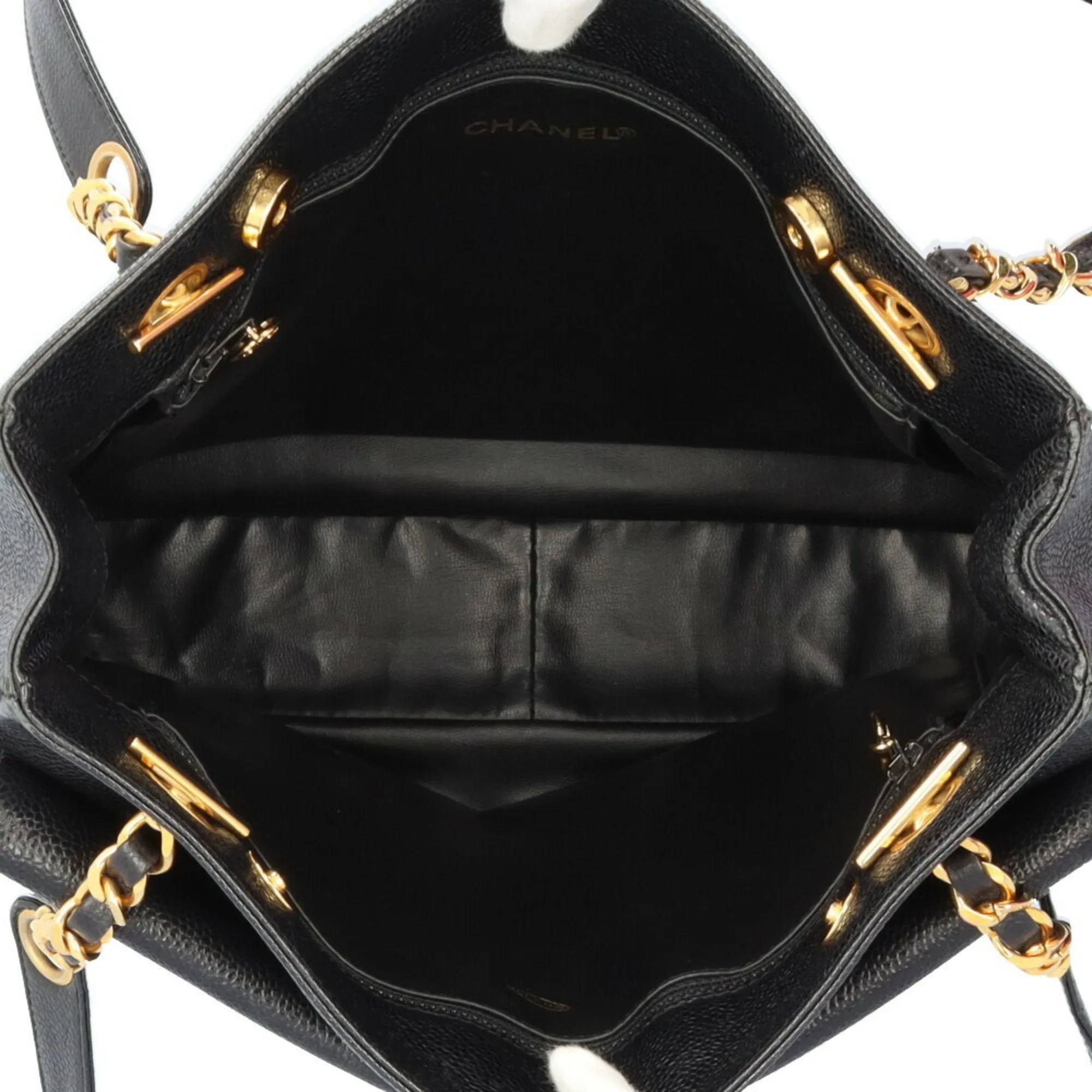 Chanel Grained Calfskin Tote Bag (Pre-Owned)