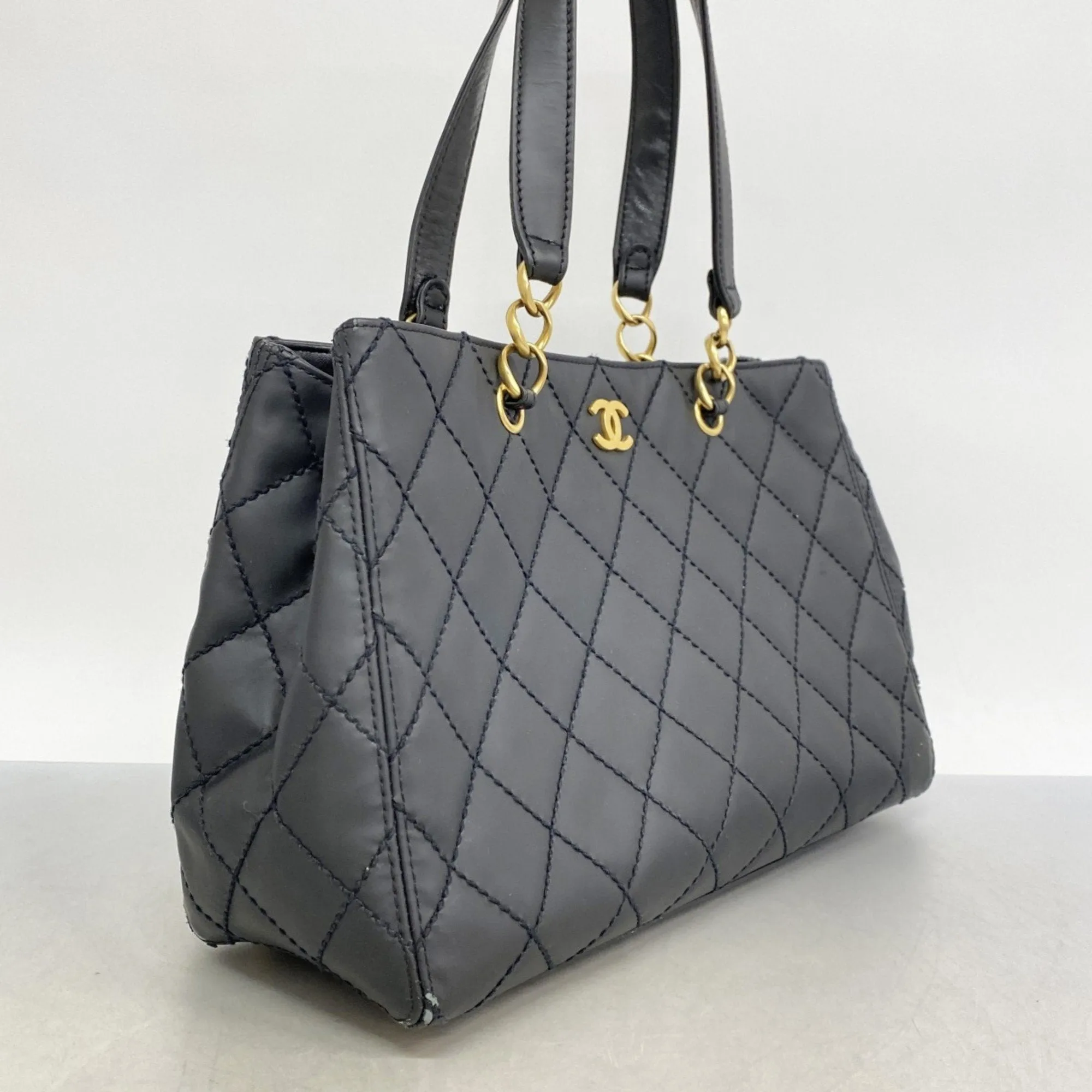 Chanel Leather Tote Bag (Pre-Owned)