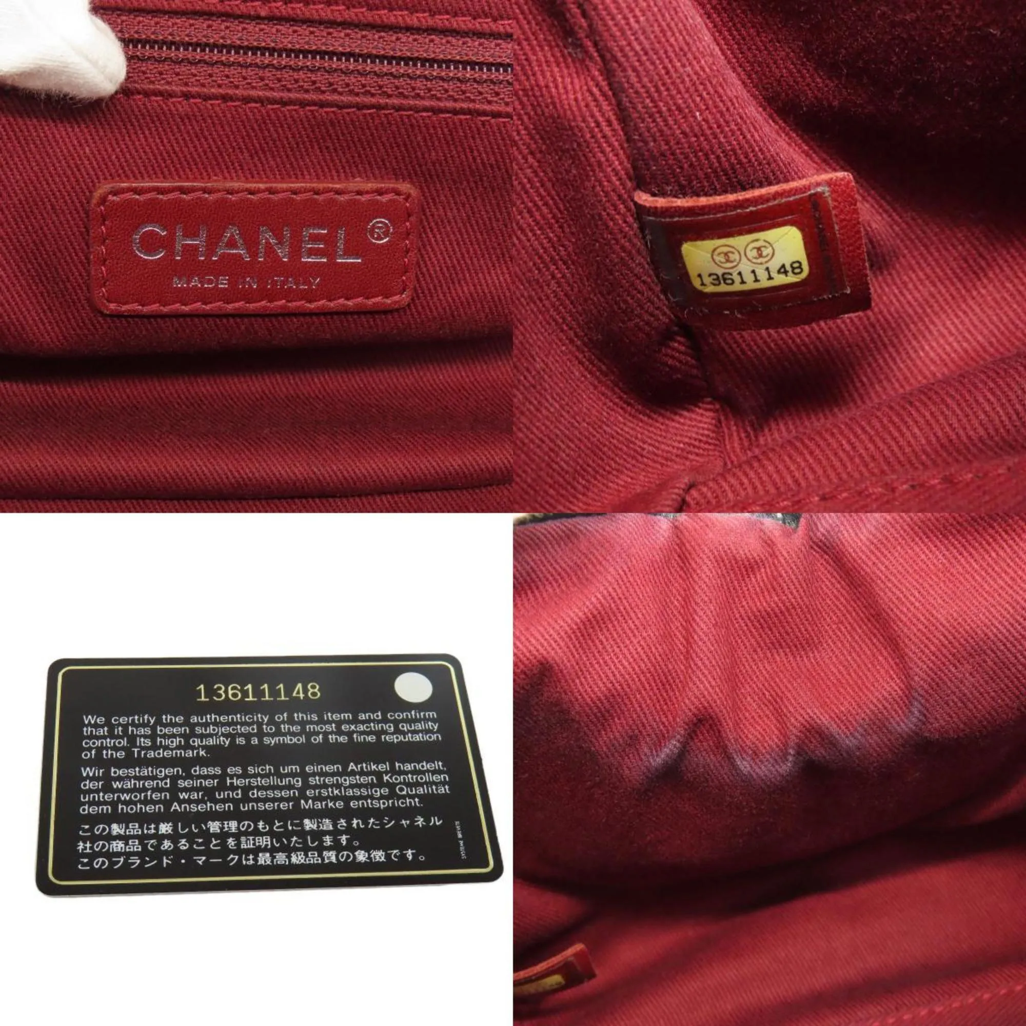 Chanel Leather Tote Bag (Pre-Owned)