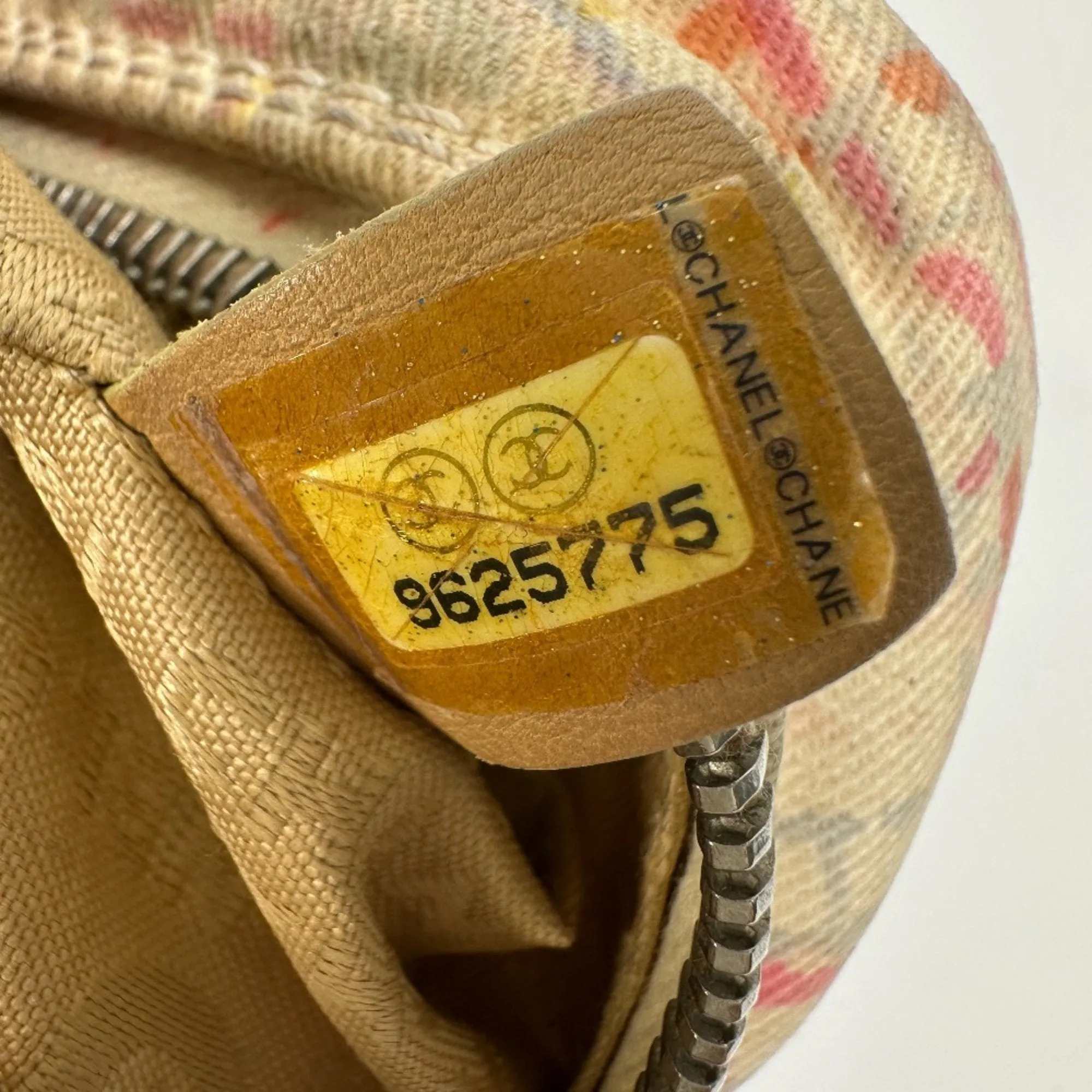 Chanel Logo Cc Canvas Clutch Bag (Pre-Owned)