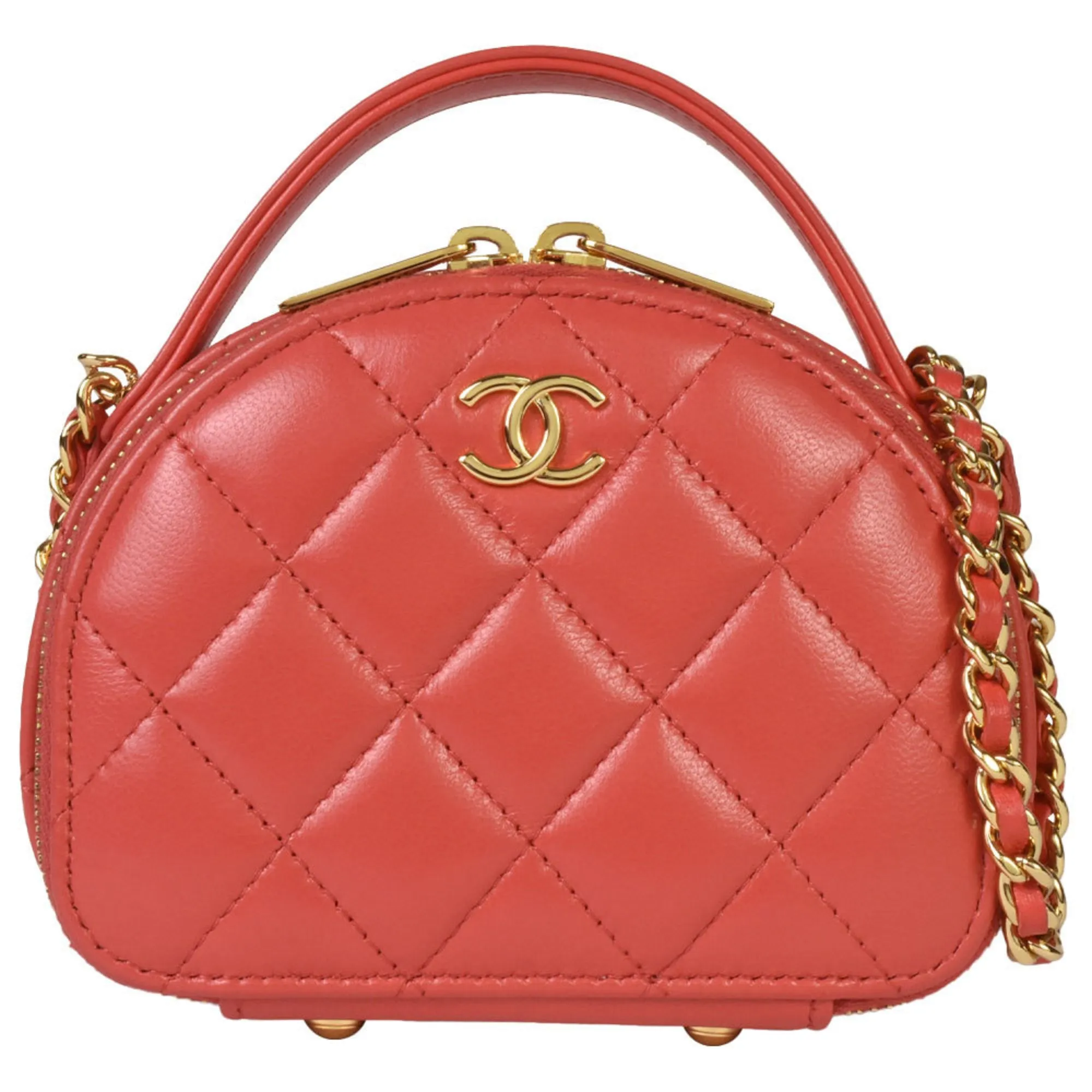 Chanel Matelasse Leather Clutch Bag Shoulder Bag (Pre-Owned)