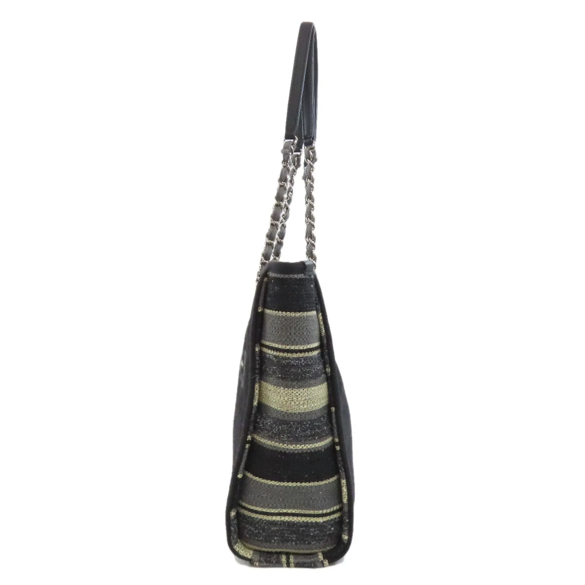 Chanel Navy Canvas Tote Bag (Pre-Owned)