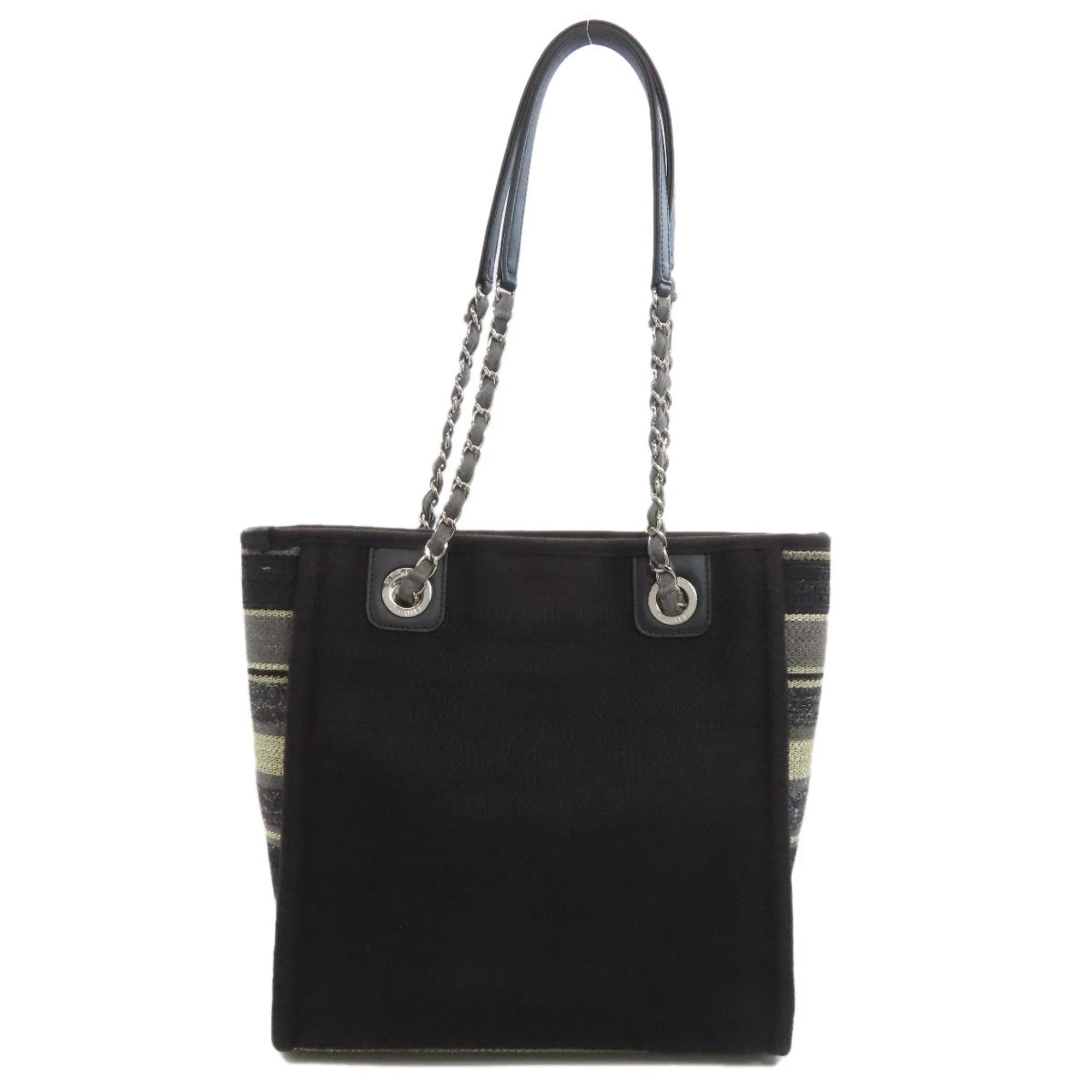 Chanel Navy Canvas Tote Bag (Pre-Owned)