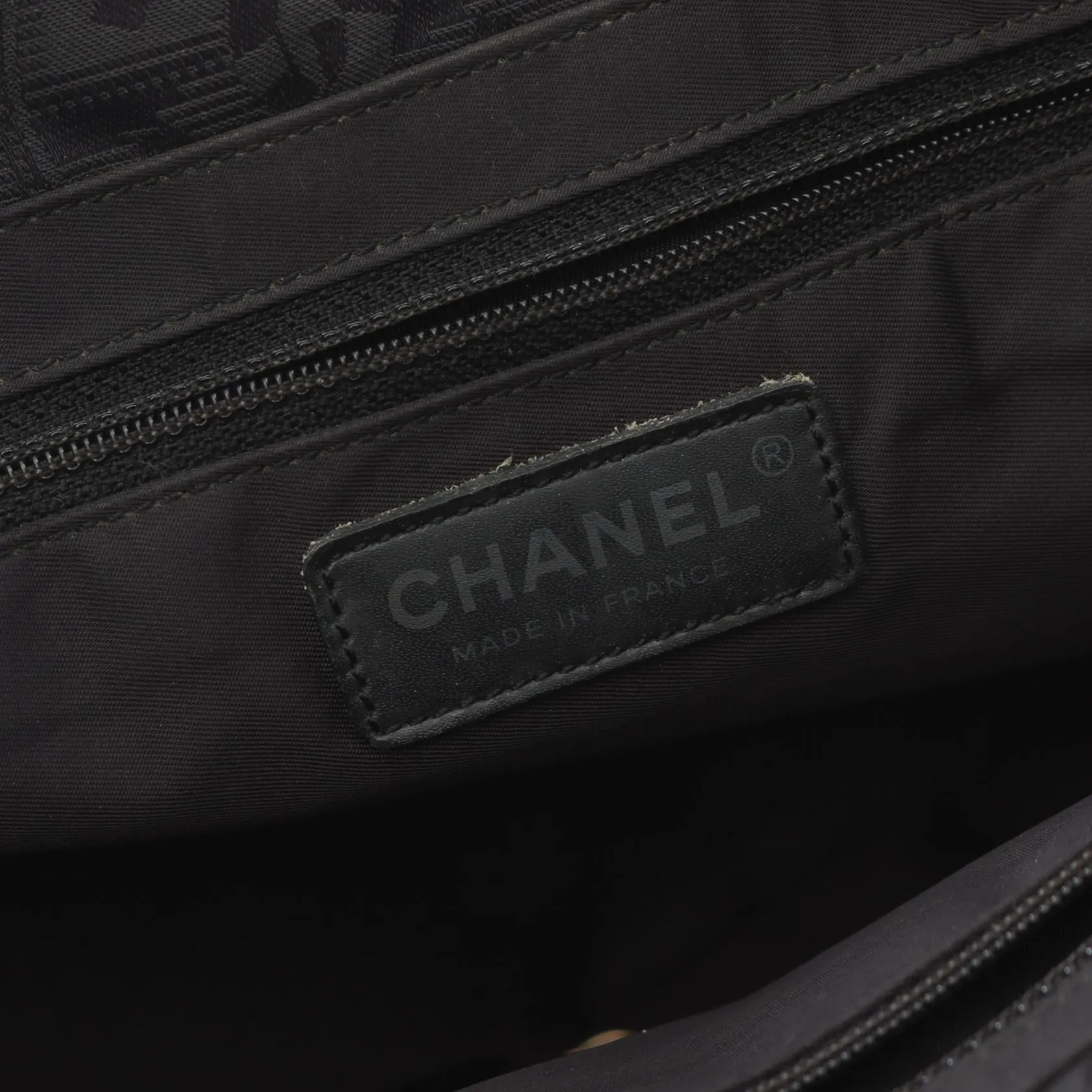 Chanel New Travel Line PM Tote Bag Nylon Canvas