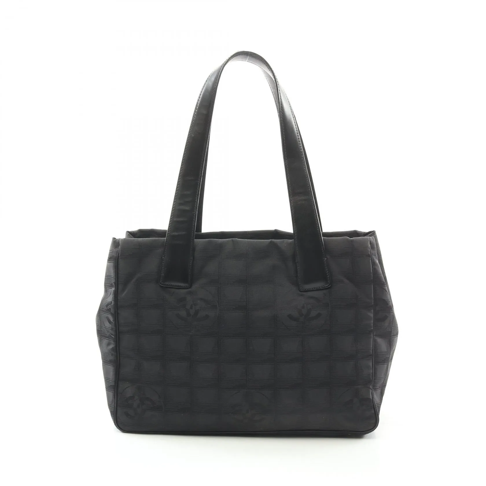 Chanel New Travel Line PM Tote Bag Nylon Canvas