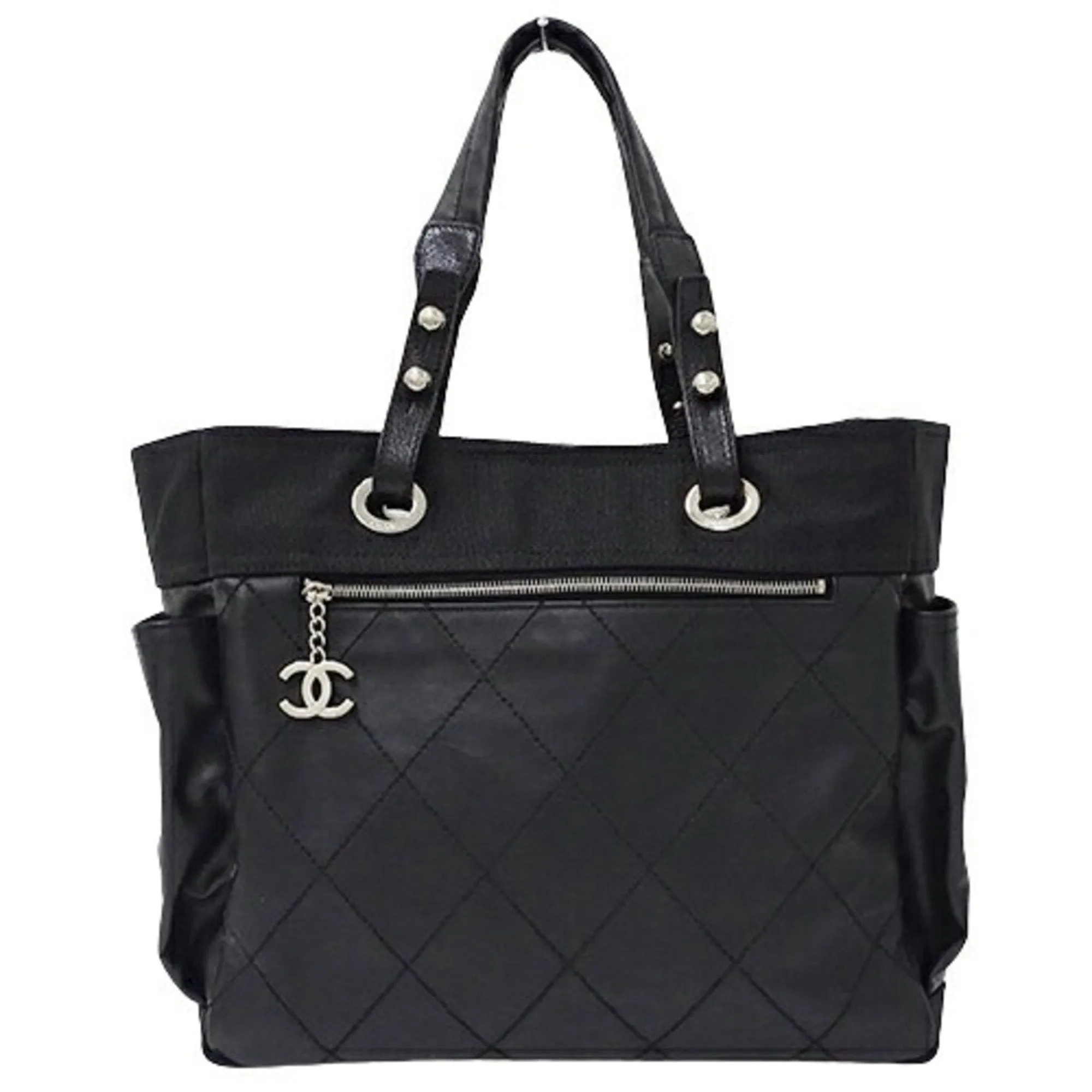 Chanel Paris Biarritz Canvas Tote Bag (Pre-Owned)