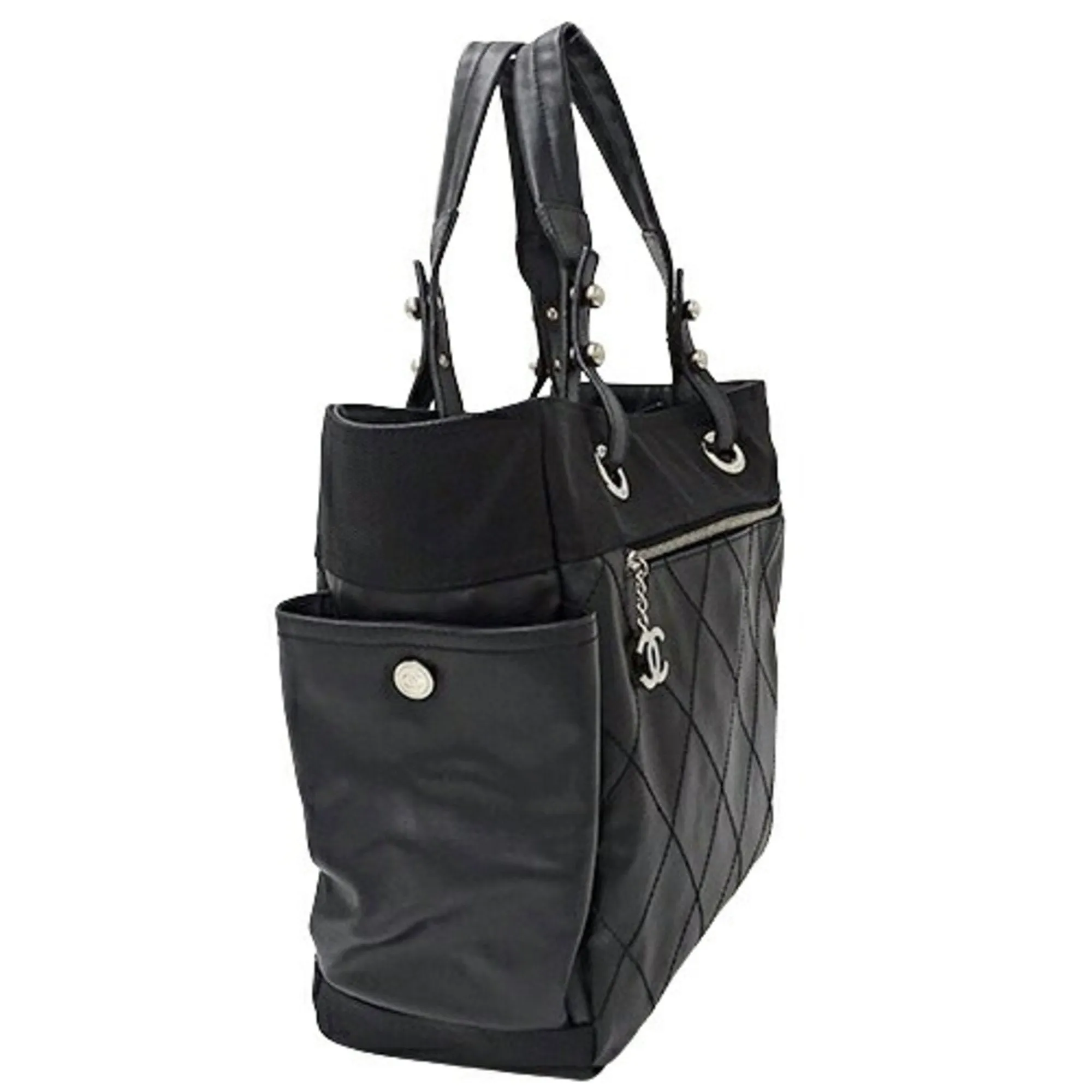 Chanel Paris Biarritz Canvas Tote Bag (Pre-Owned)