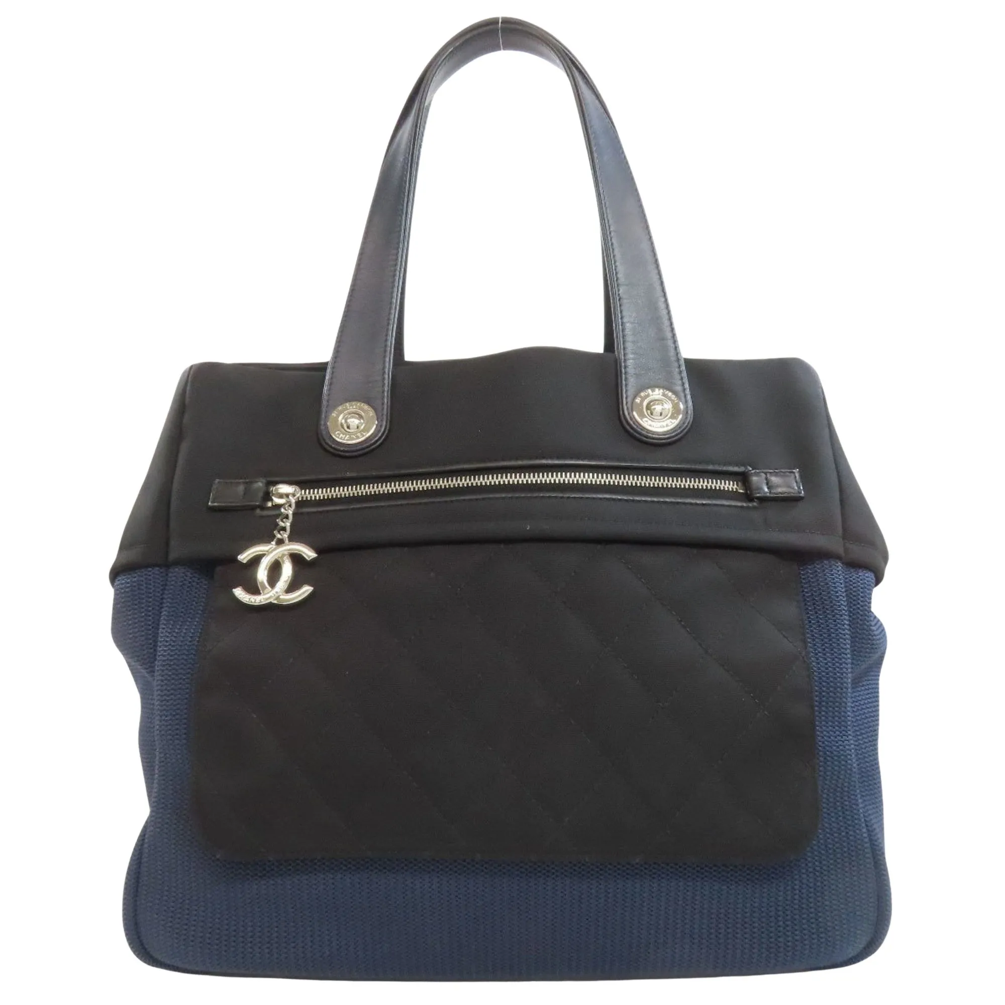 Chanel Paris Biarritz Synthetic Tote Bag (Pre-Owned)