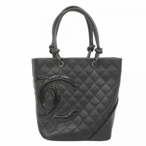 Chanel Patent Leather Leather Tote Bag (Pre-Owned)