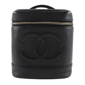 Chanel Vanity Leather Clutch Bag (Pre-Owned)