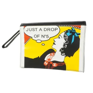 Chanel  yellow Patent Leather Clutch Bag (Pre-Owned)