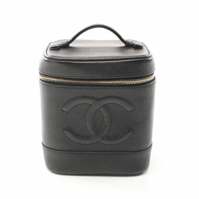 Chanel Coco Mark Leather Handbag
