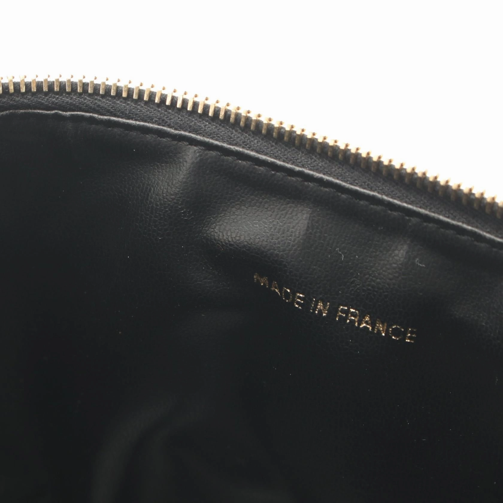 Chanel Coco Mark Leather Handbag