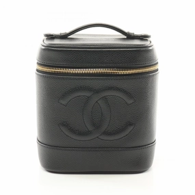 Chanel Coco Mark Leather Handbag