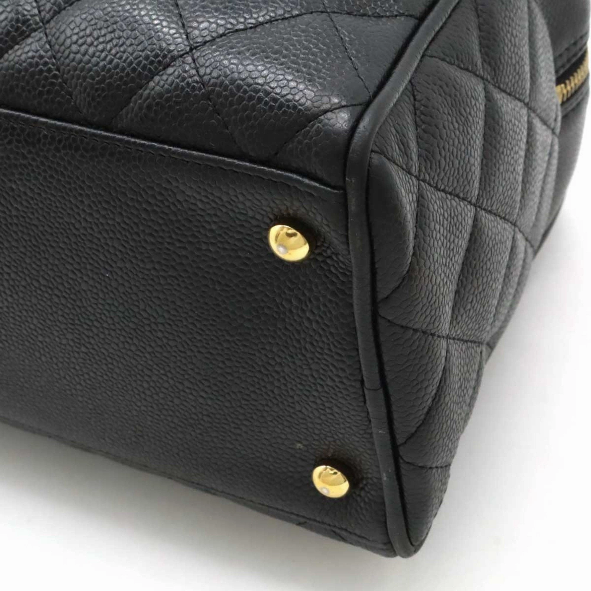 Chanel Grained Calfskin Handbag (Pre-Owned)