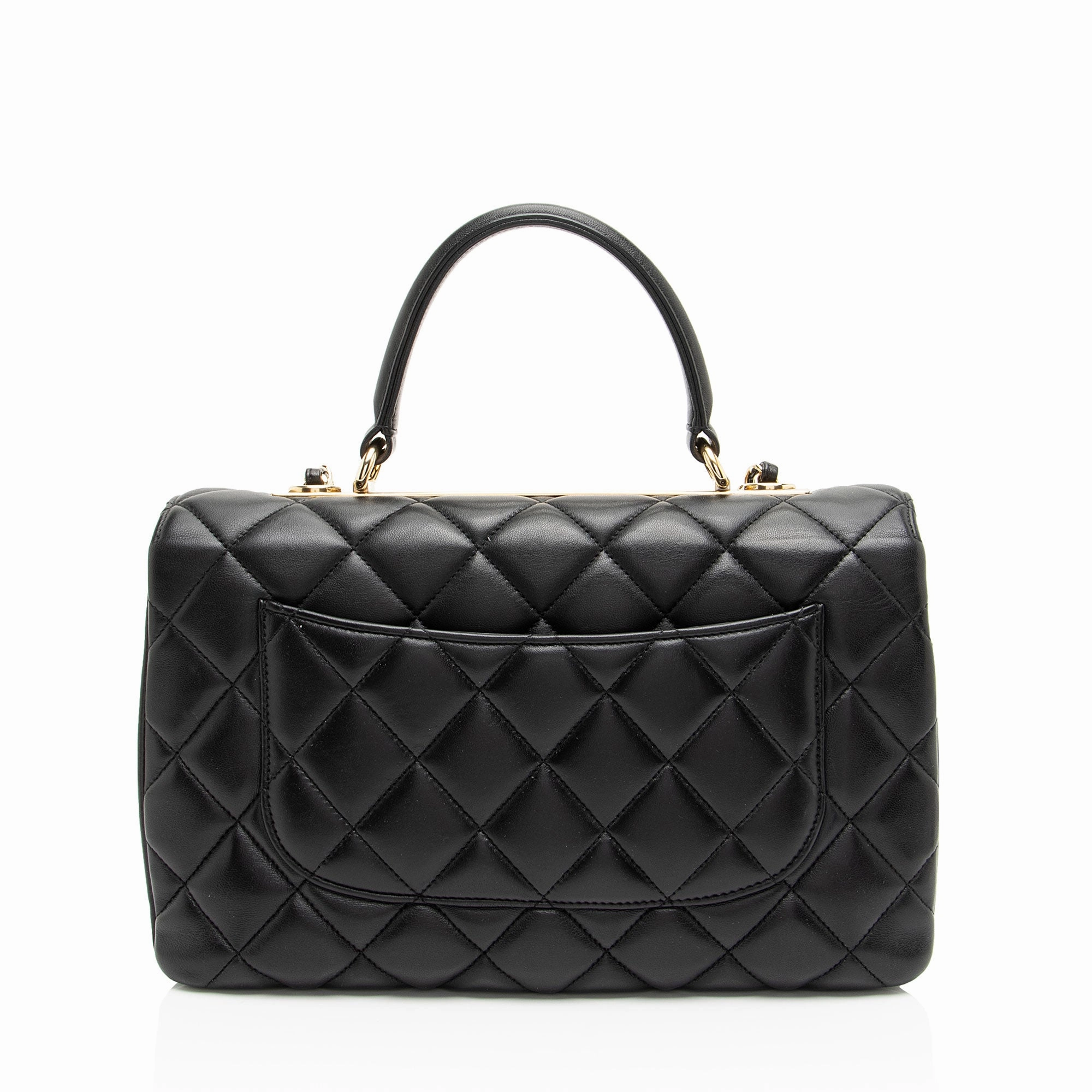 Chanel Lambskin Trendy CC Medium Top Handle