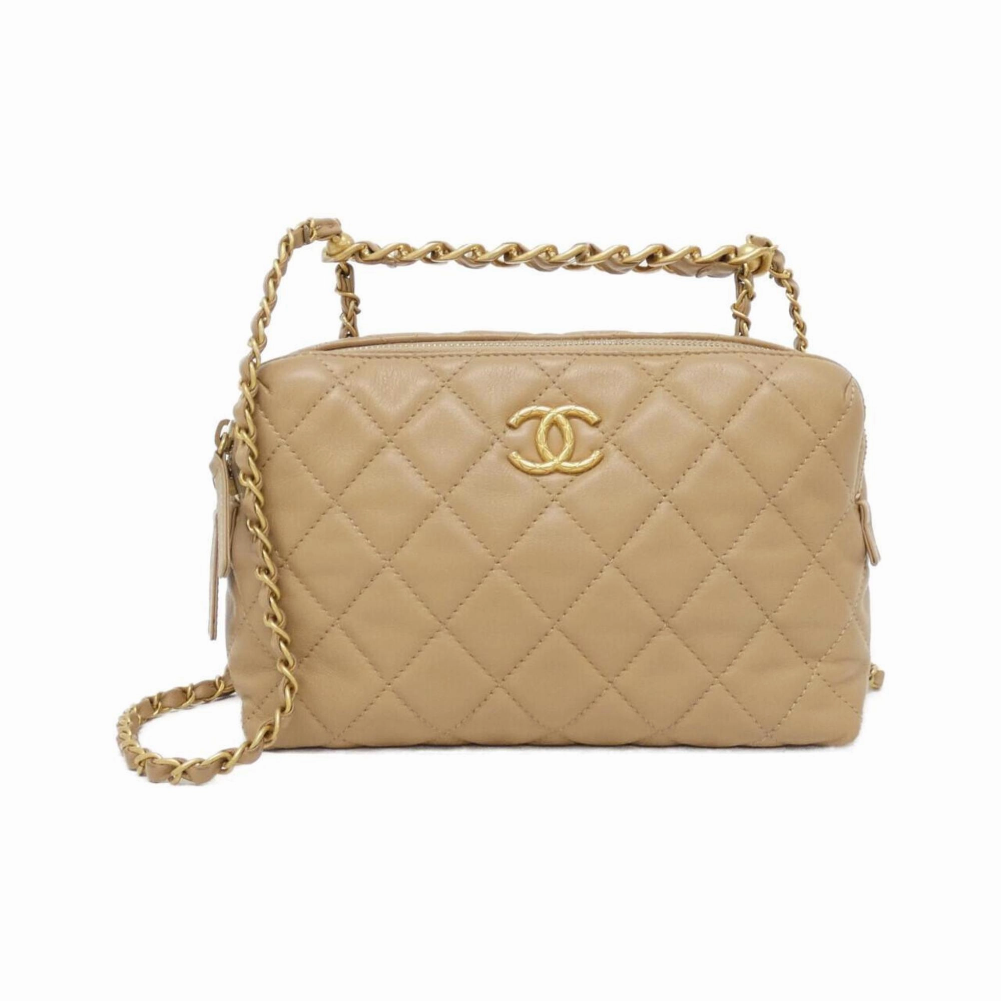 Chanel Leather Handbag (Pre-Owned)