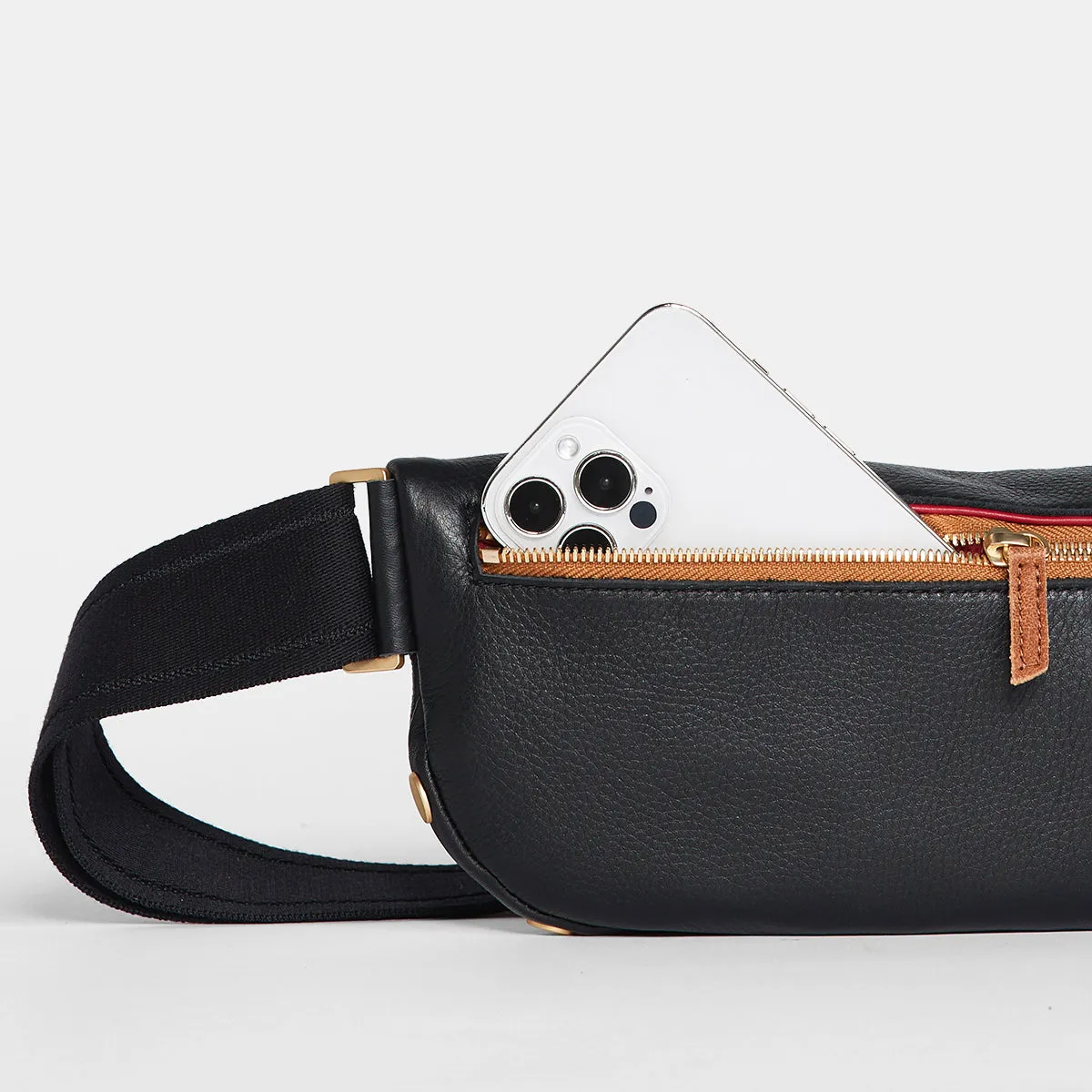Charles Crossbody | North End/Brushed Gold | Med
