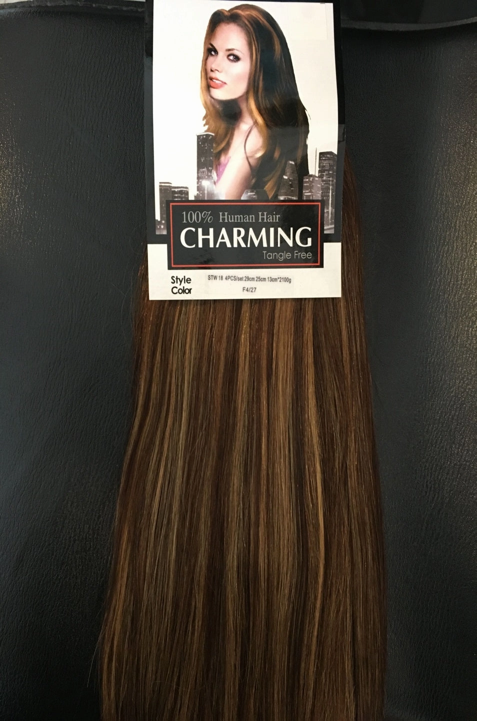 Charming Human Hair Extension - 4 pcs pack