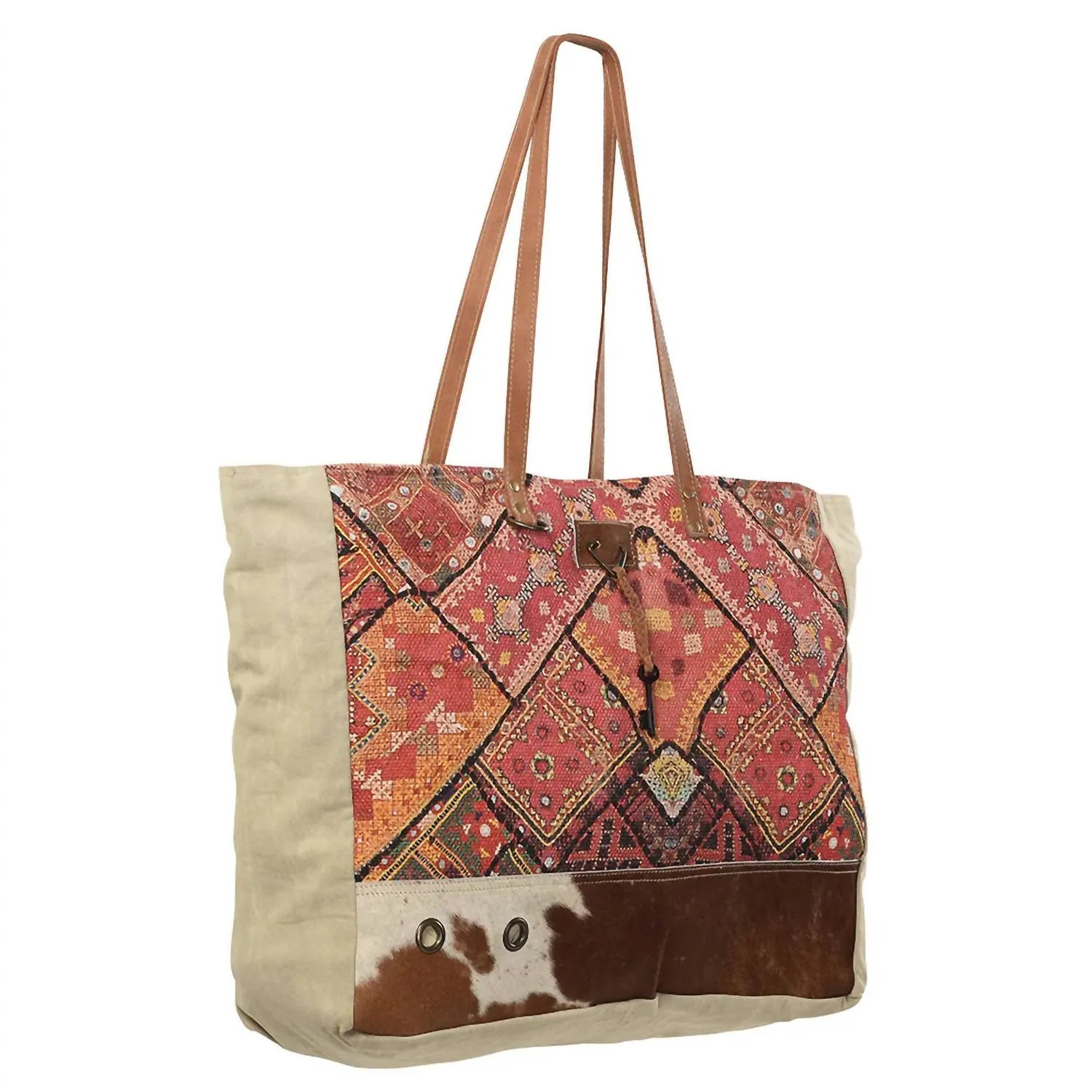 Chasing Sunsets Tote In Multi