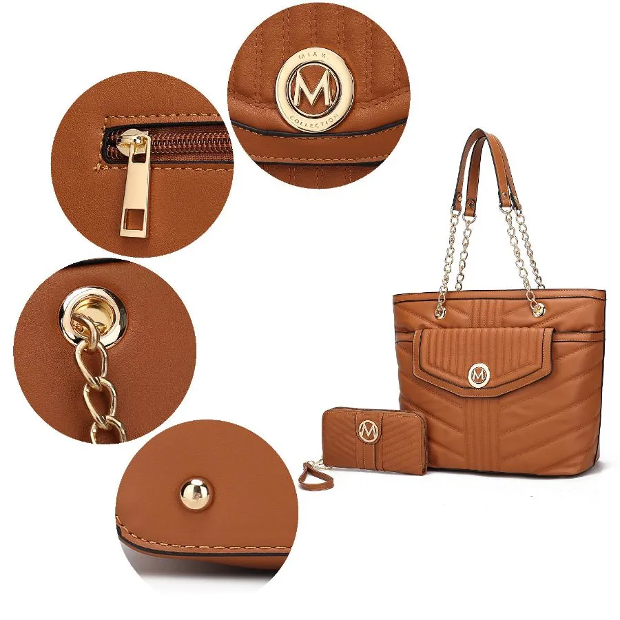 Chiari Tote Bag with Wallet ?2 pieces.