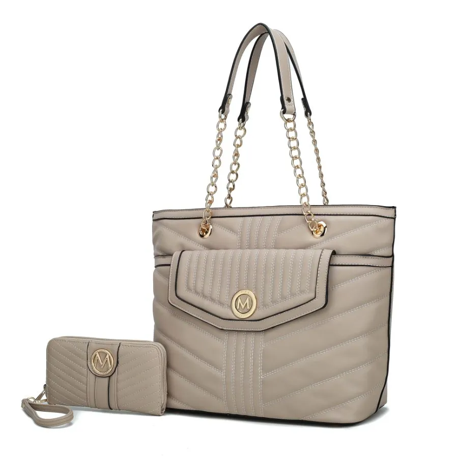 Chiari Tote Bag with Wallet ?2 pieces.