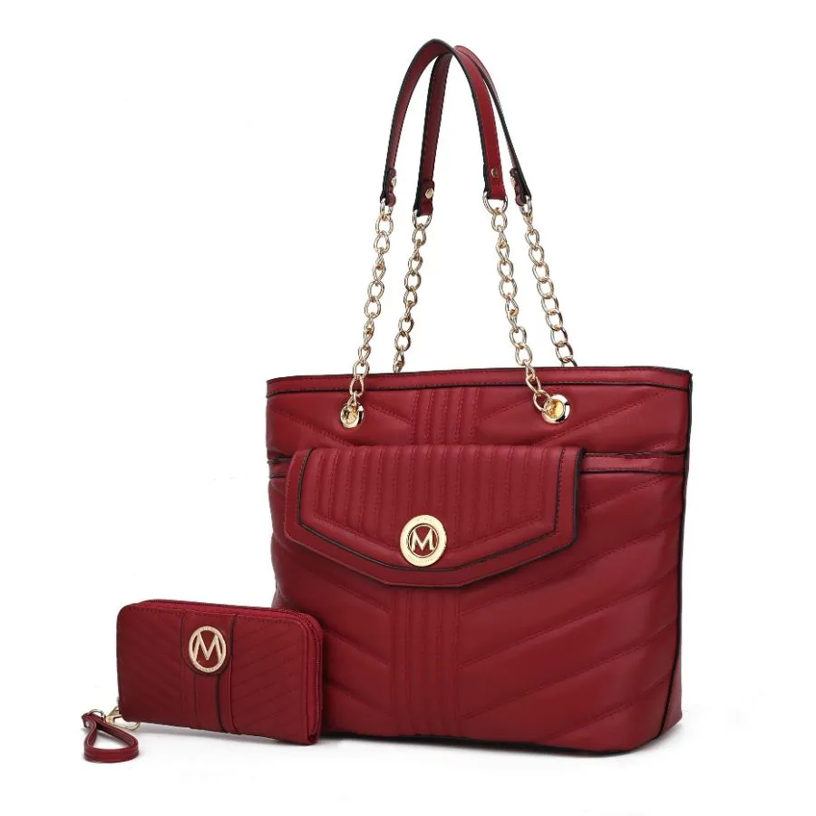 Chiari Tote Bag with Wallet ?2 pieces.