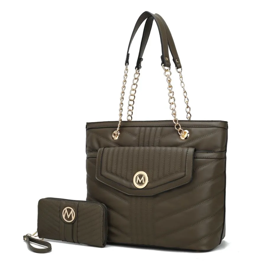 Chiari Tote Bag with Wallet ?2 pieces.