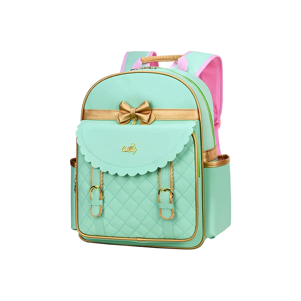 Children Princess Waterproof PU Backpack for Girls