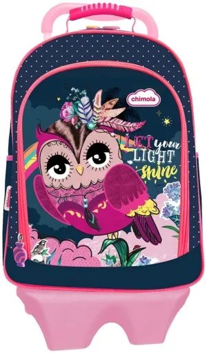 Chimola Owl 45cm Backpack With Removable Trolley