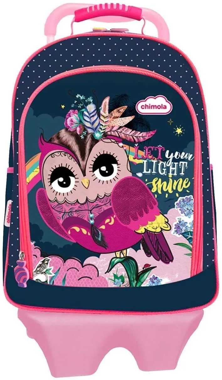 Chimola Owl 45cm Backpack With Removable Trolley