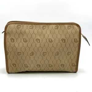 Christian Dior Canvas Clutch Bag (Pre-Owned)