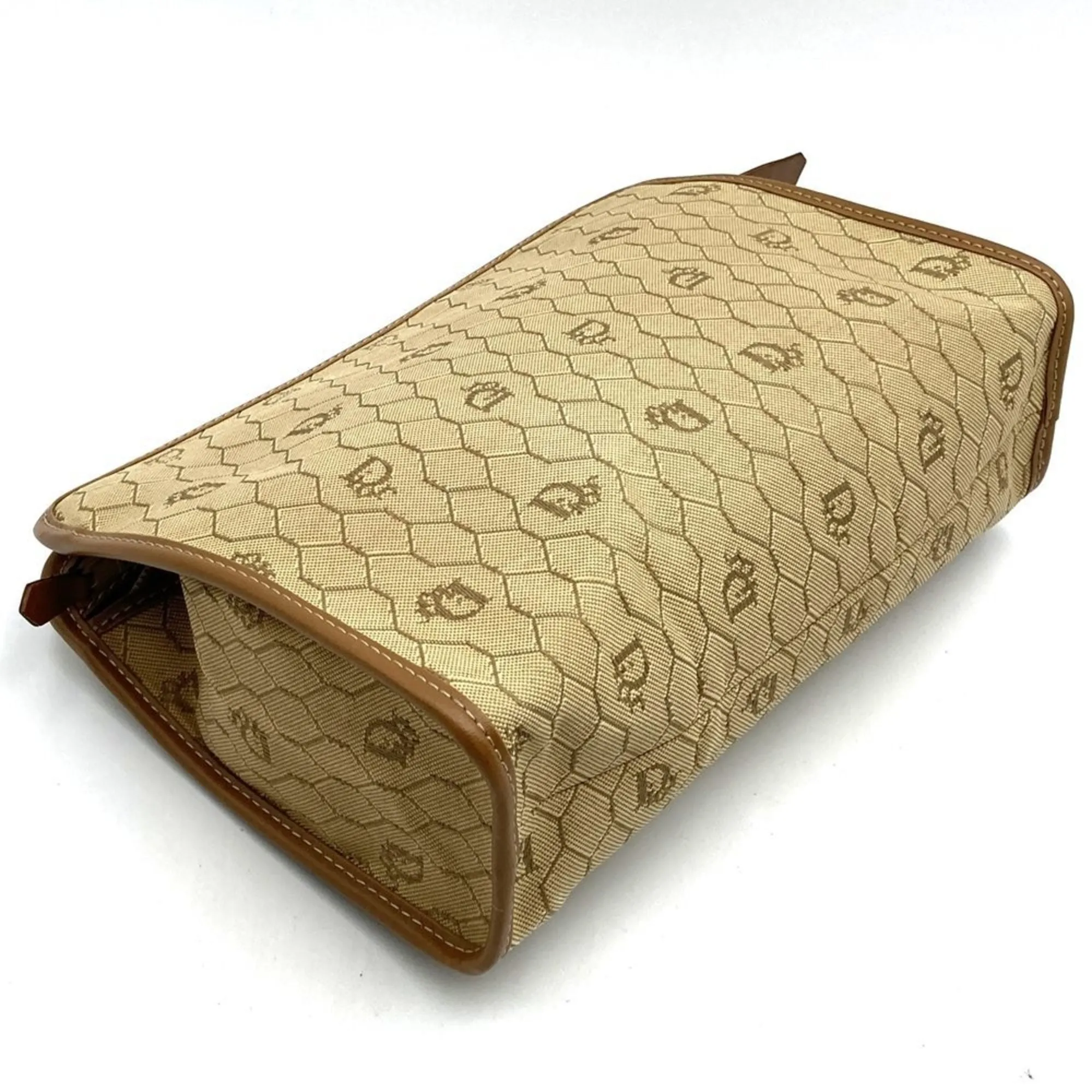 Christian Dior Canvas Clutch Bag (Pre-Owned)
