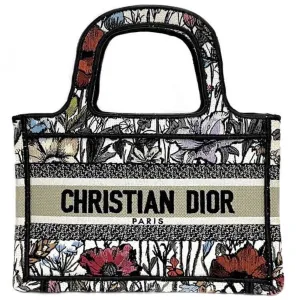 Christian Dior Jacquard Handbag Tote Bag (Pre-Owned)