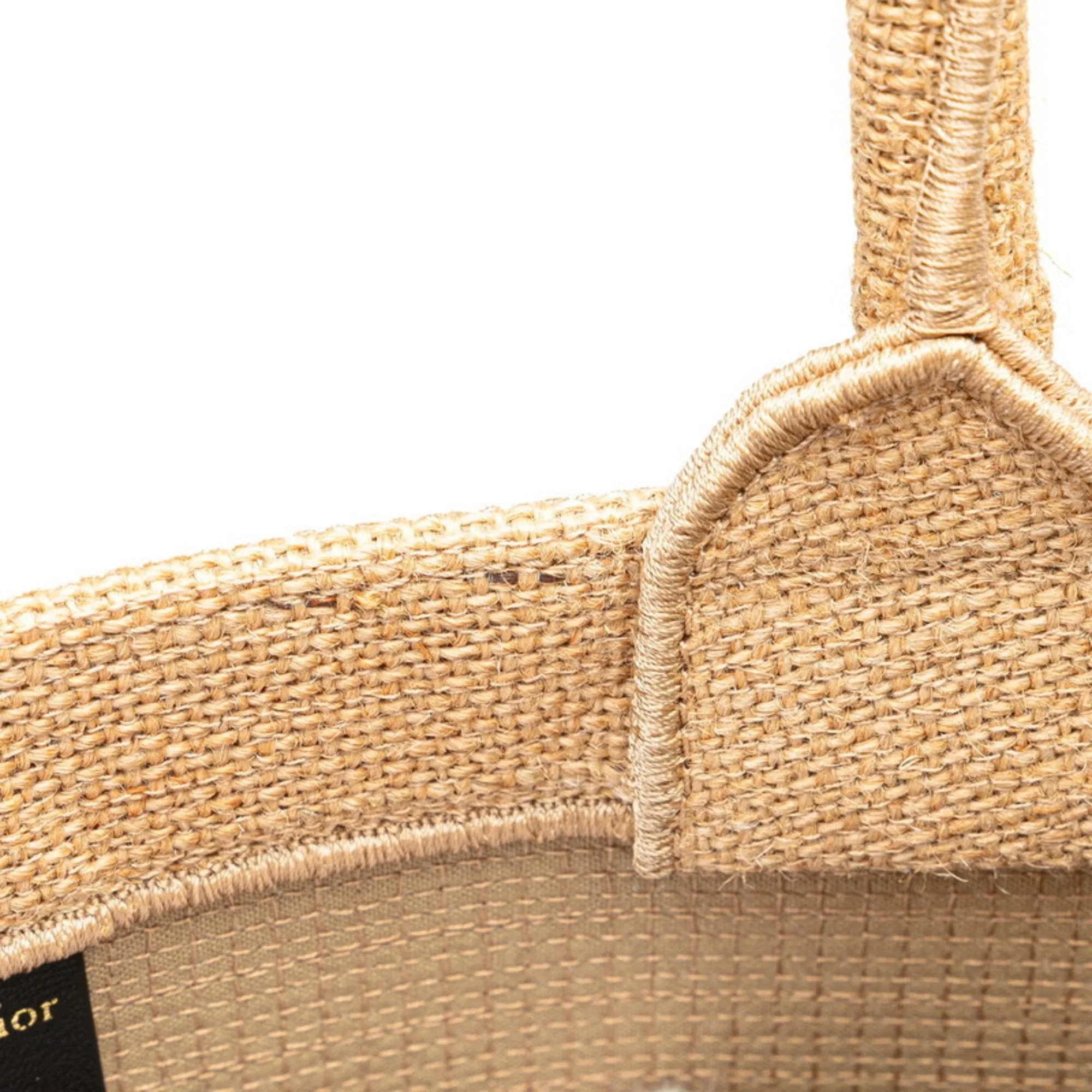 Christian Dior  Raffia Tote Bag (Pre-Owned)
