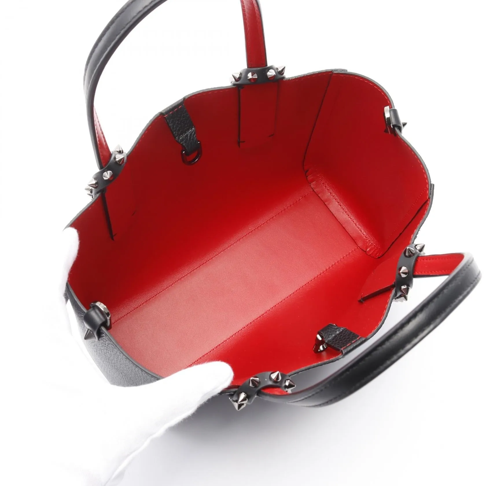 Christian Louboutin Cabata Mini Leather Tote Bag