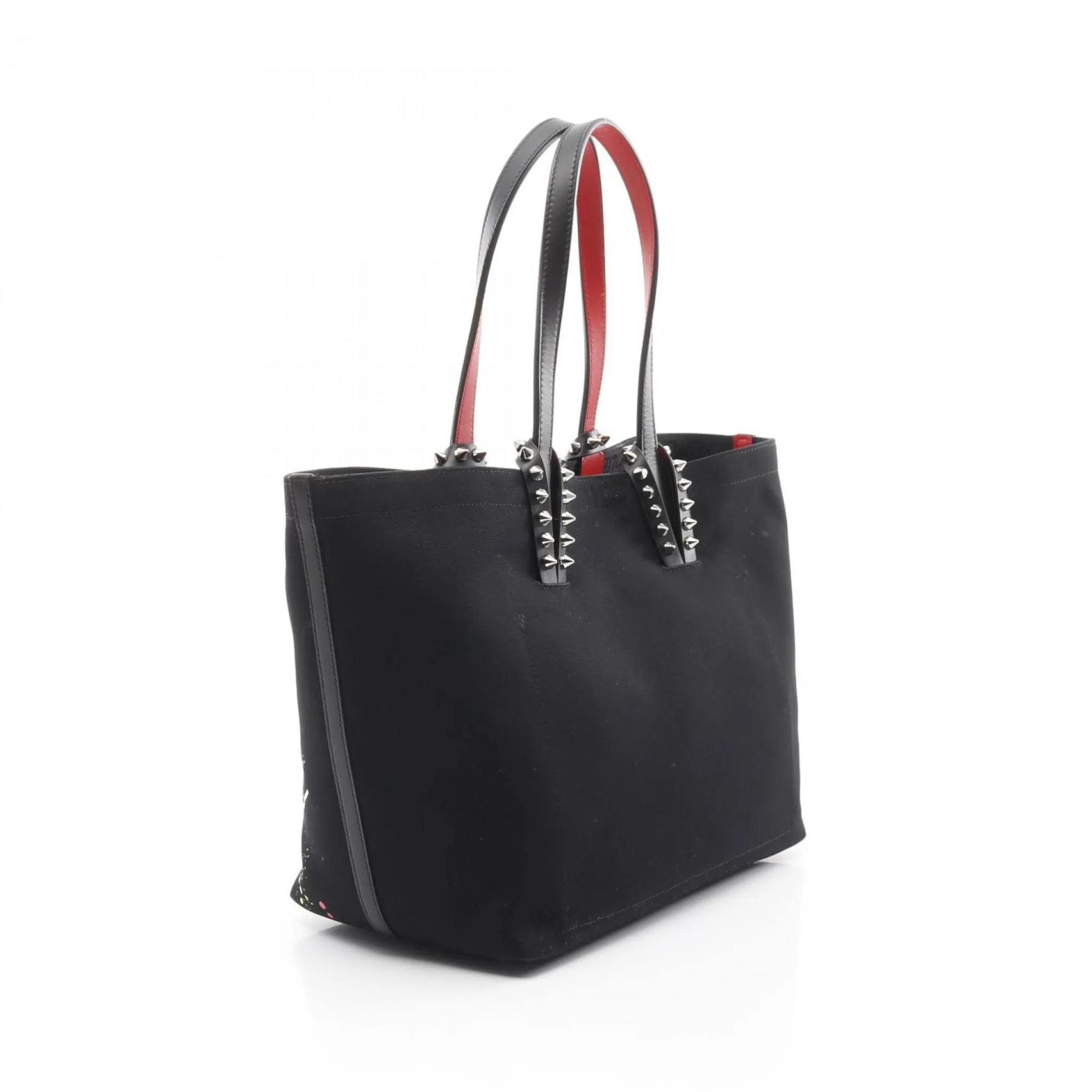 Christian Louboutin  Canvas Leather Beach Bag Tote Bag (Pre-Owned)