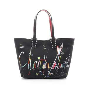 Christian Louboutin  Canvas Leather Beach Bag Tote Bag (Pre-Owned)