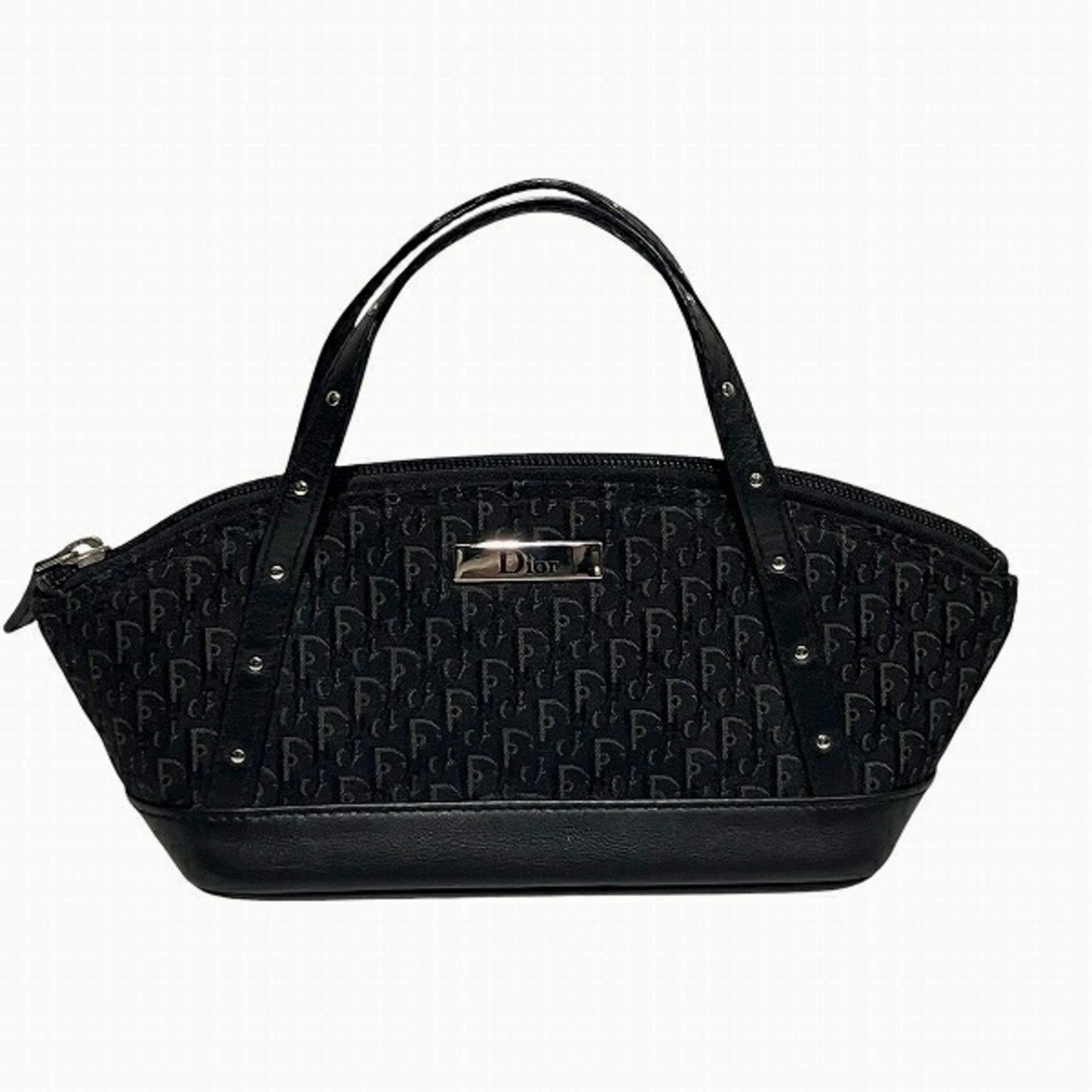Christian Dior Canvas Leather Handbag (Pre-Owned)