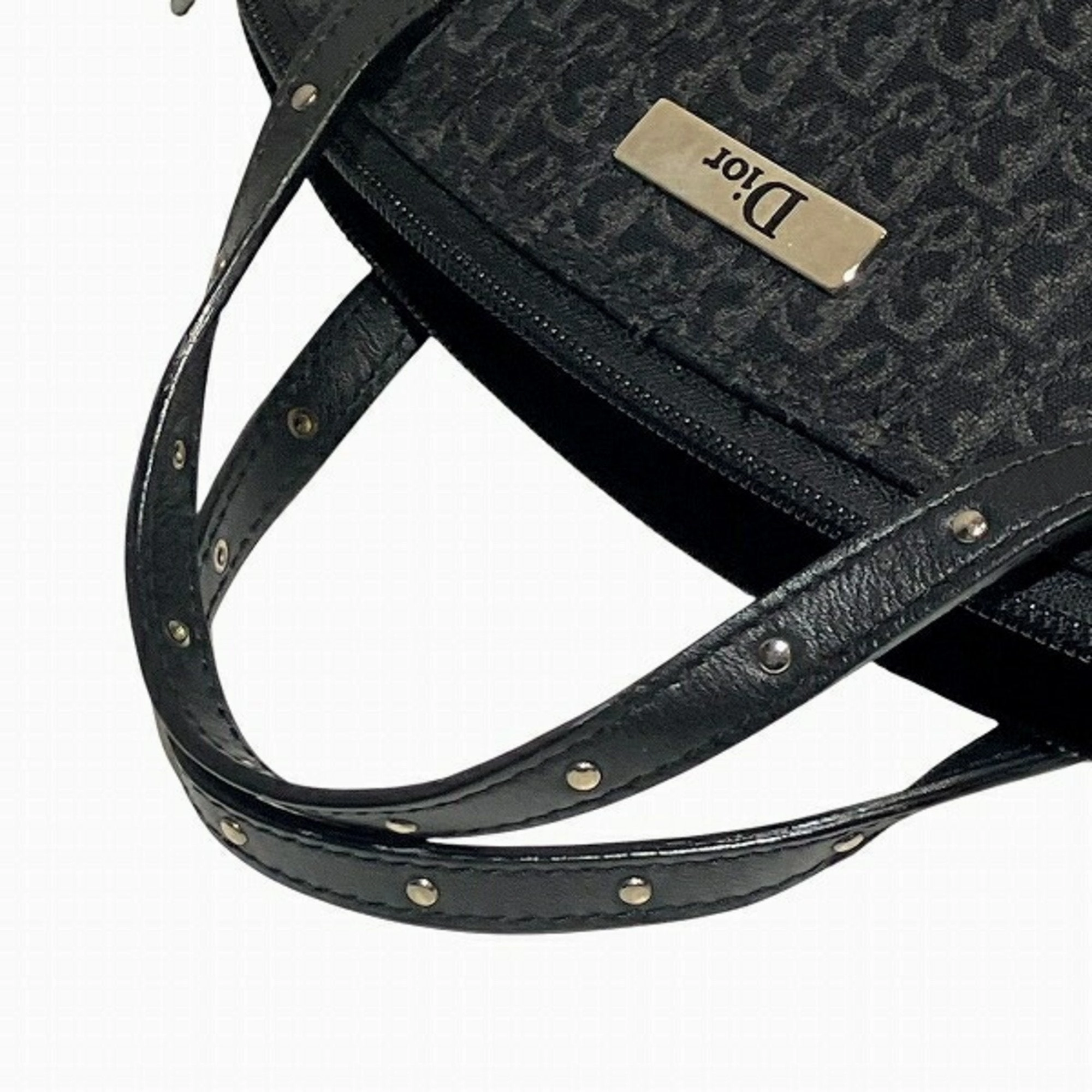 Christian Dior Canvas Leather Handbag (Pre-Owned)