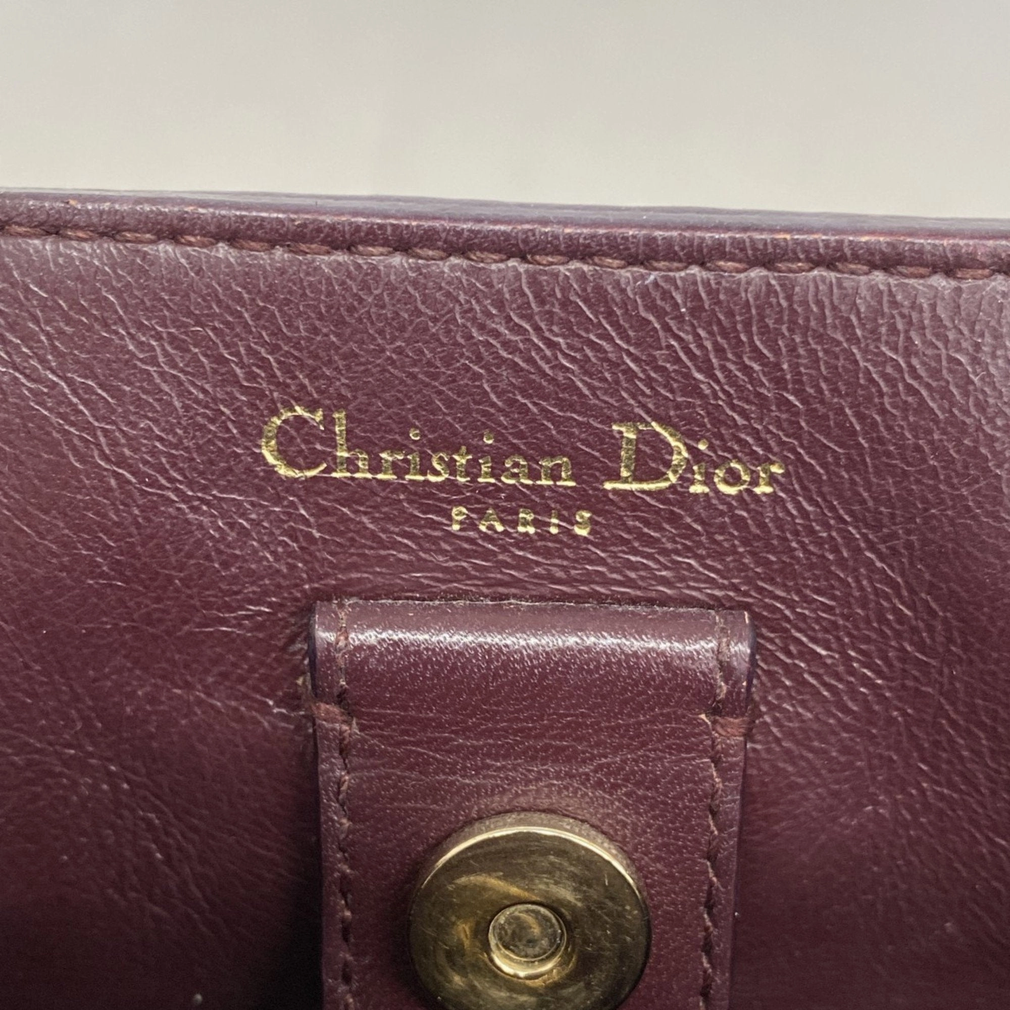 Christian Dior Leather Handbag (Pre-Owned)