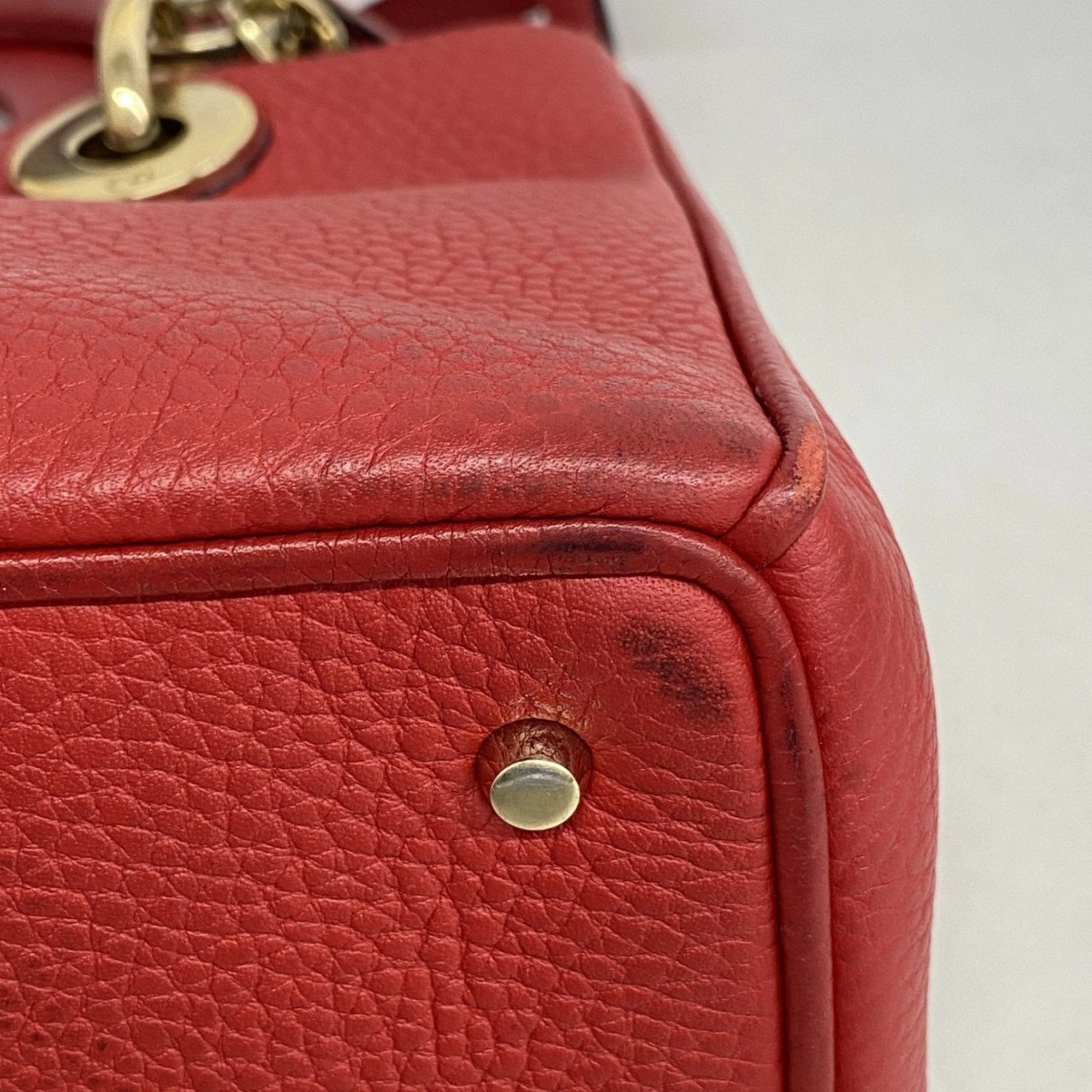 Christian Dior Leather Handbag (Pre-Owned)