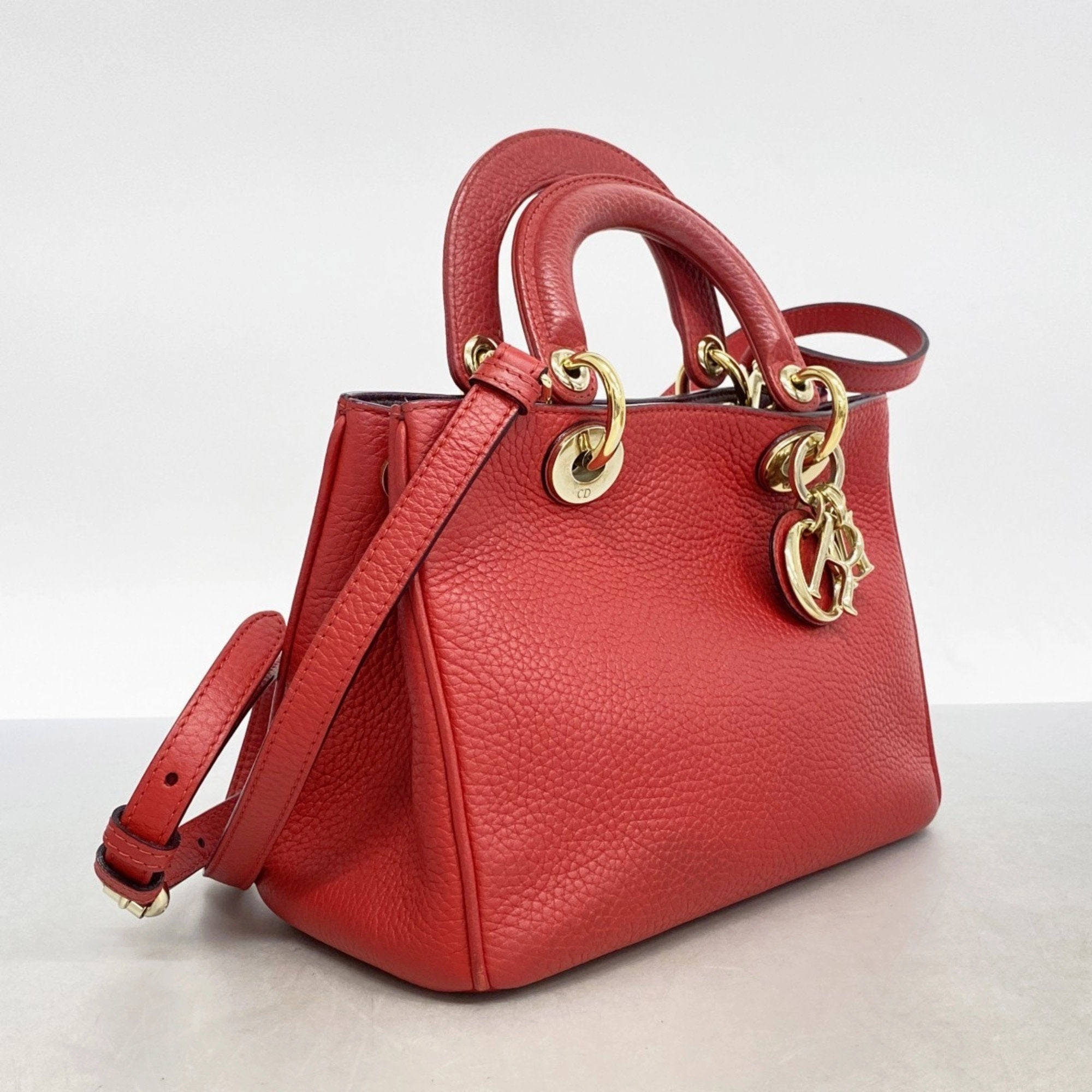 Christian Dior Leather Handbag (Pre-Owned)